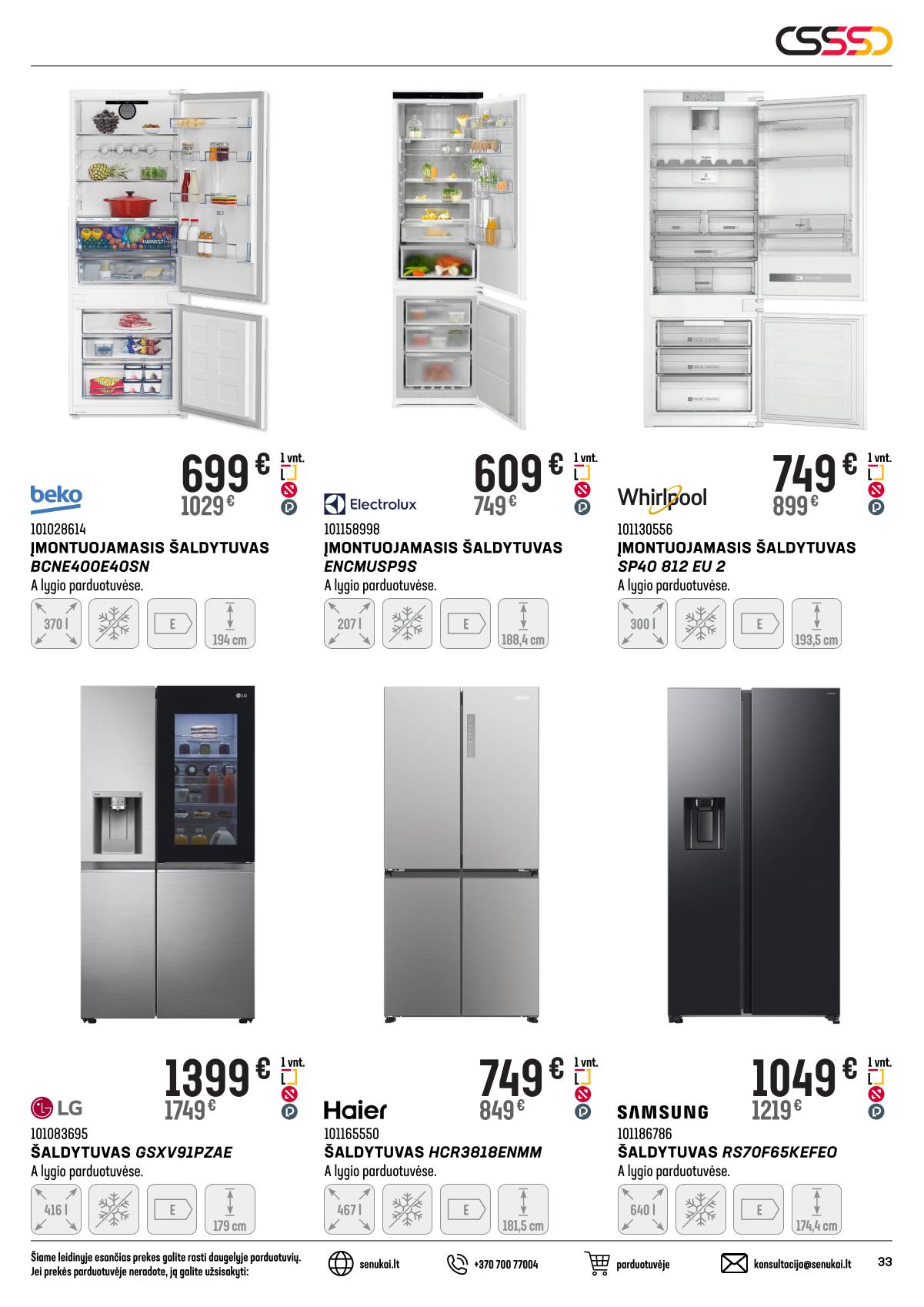 Senukai - Senukai akcijų Leidinys nr. 28 | 2025-12-03 - 2025-12-29 33 puslapis
