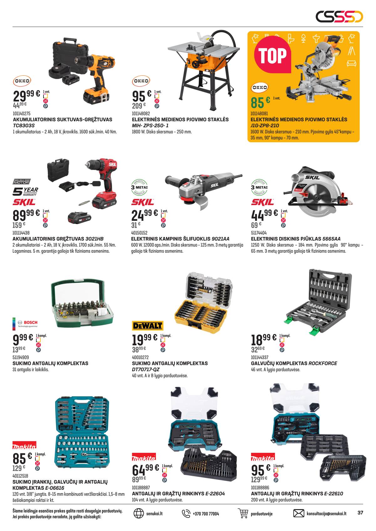 Senukai - Senukai akcijų leidinys Nr. 01 (678) 37 puslapis