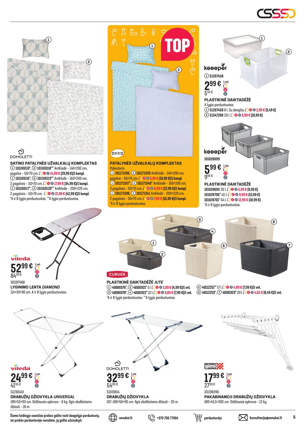 Senukai - Senukai akcijų leidinys Nr. 01 (678) 5 puslapis