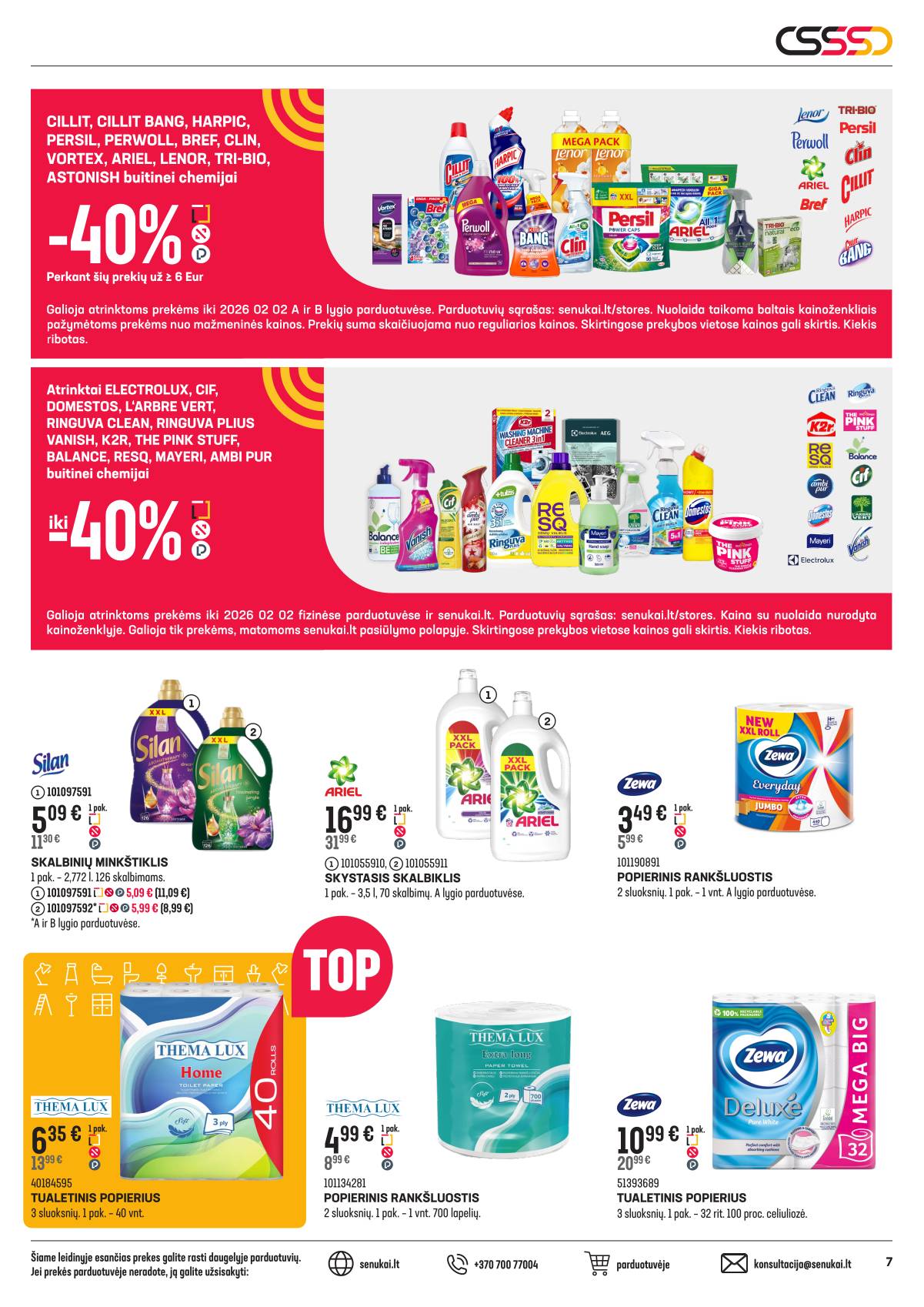 Senukai - Senukai akcijų leidinys Nr. 01 (678) 7 puslapis