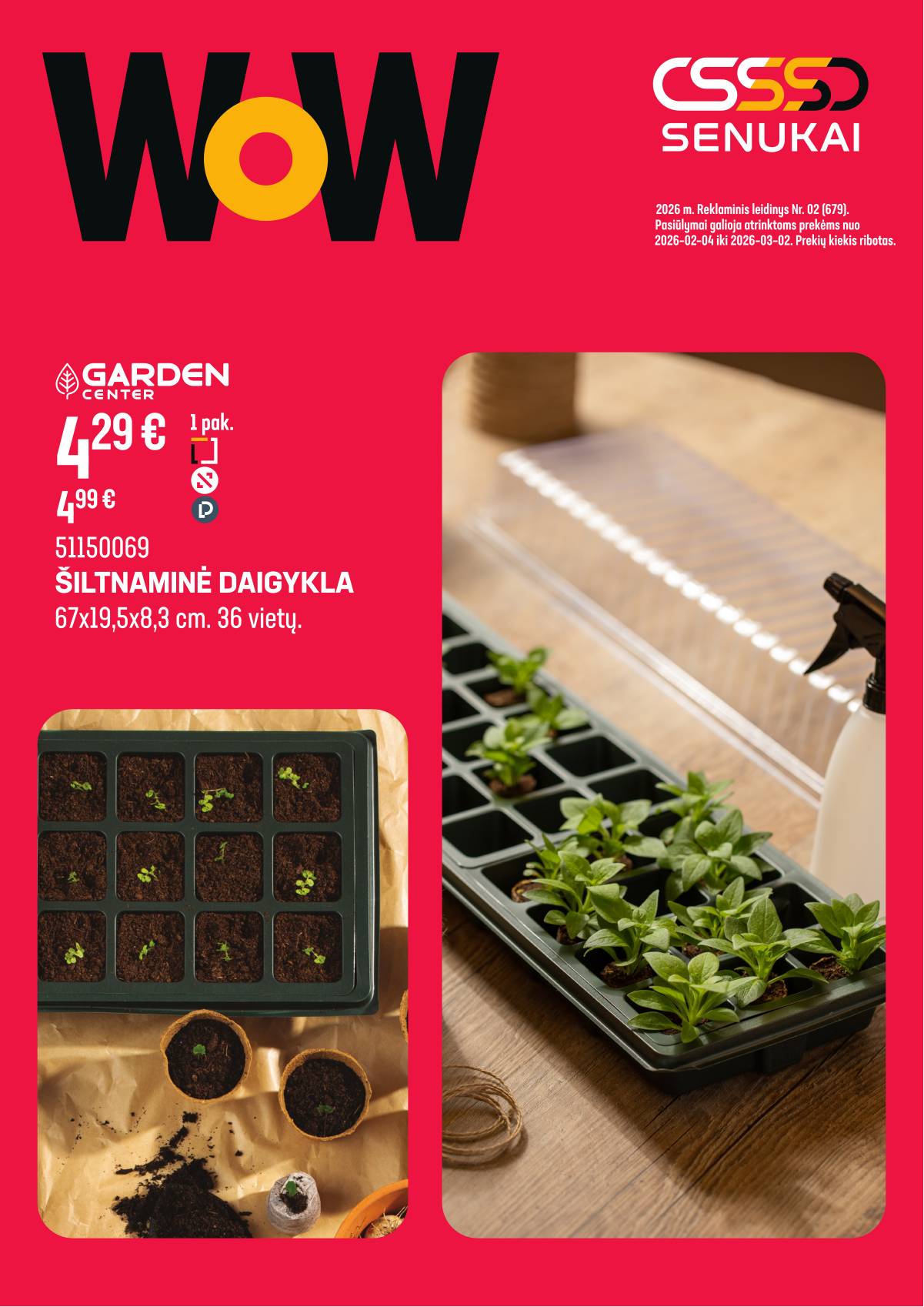 Senukai - Senukai akcijų leidinys | 2026-02-04 - 2026-03-02 1 puslapis