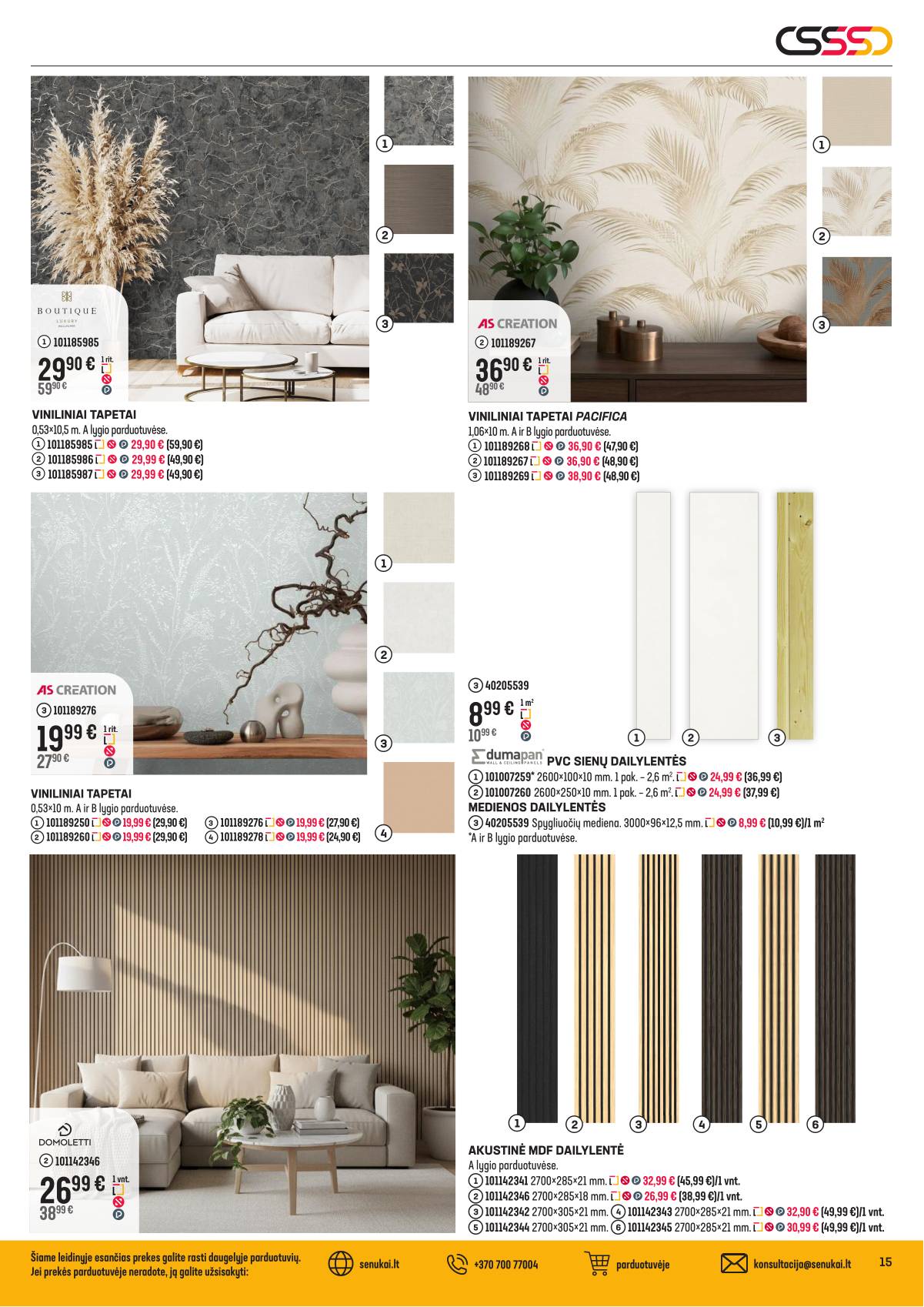 Senukai - Senukai akcijų leidinys | 2026-02-04 - 2026-03-02 15 puslapis