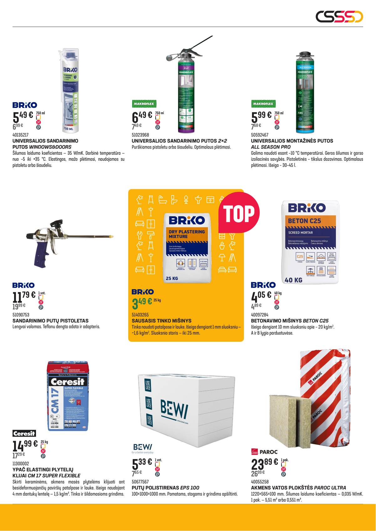 Senukai - Senukai akcijų leidinys | 2026-02-04 - 2026-03-02 9 puslapis