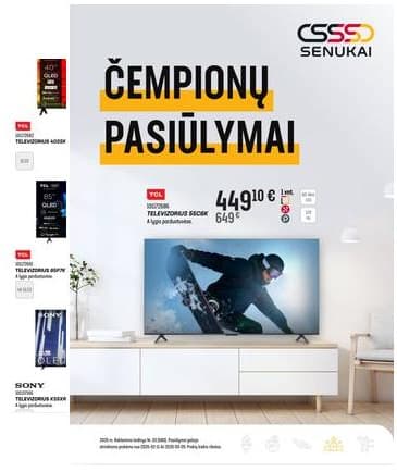 Senukai - Senukai "Čempionų pasiūlymai!" akcijų leidinys  2026-02-11 – 2026-03-09