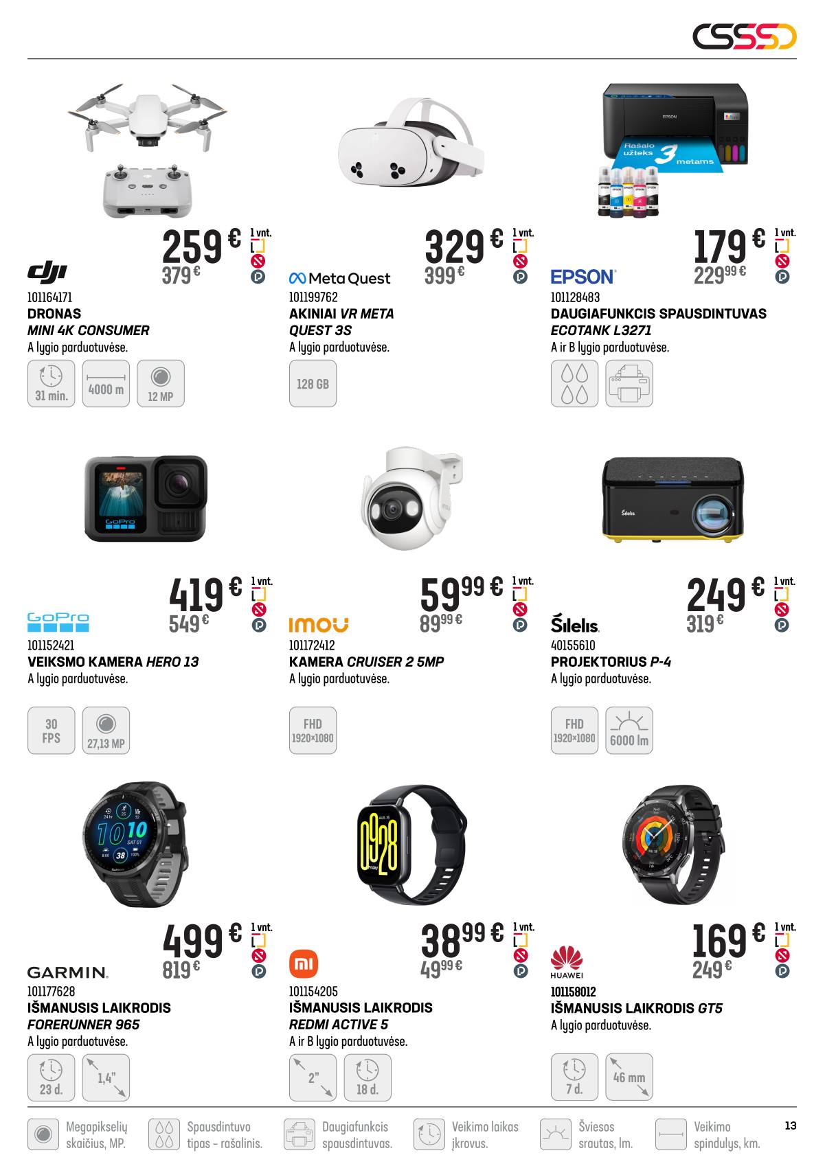 Senukai - Senukai "Čempionų pasiūlymai!" akcijų leidinys  13 puslapis