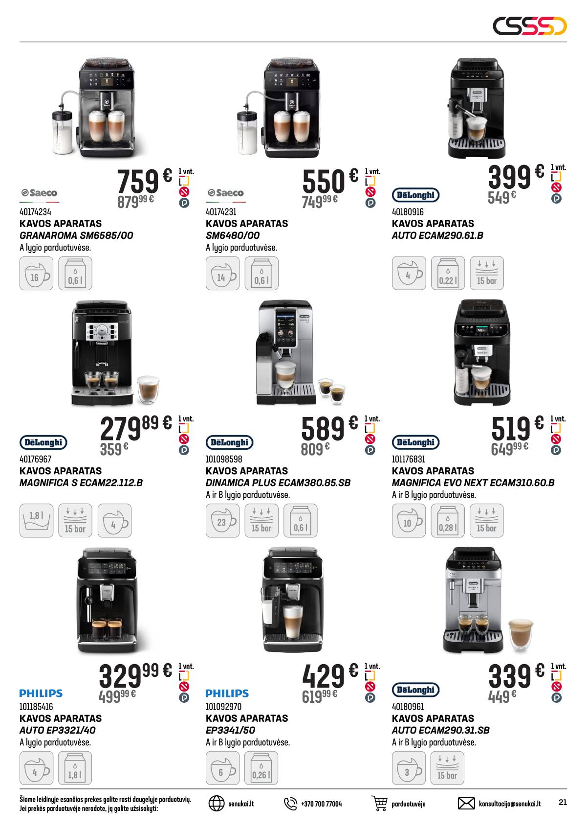 Senukai - Senukai "Čempionų pasiūlymai!" akcijų leidinys  21 puslapis