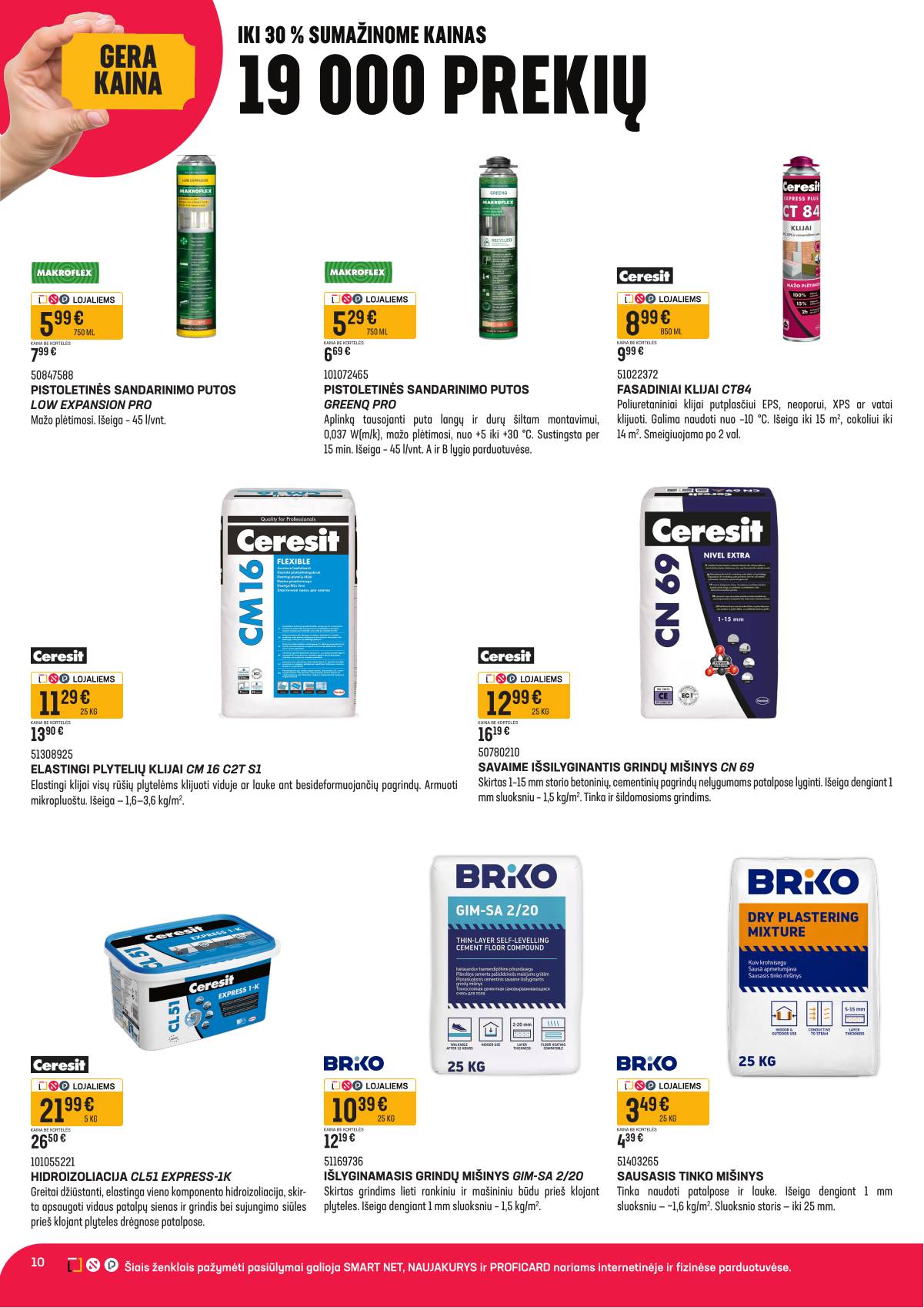 Senukai - Senukai akcijų Leidinys Nr. 4 | 2026-03-04 - 2026-03-30 10 puslapis