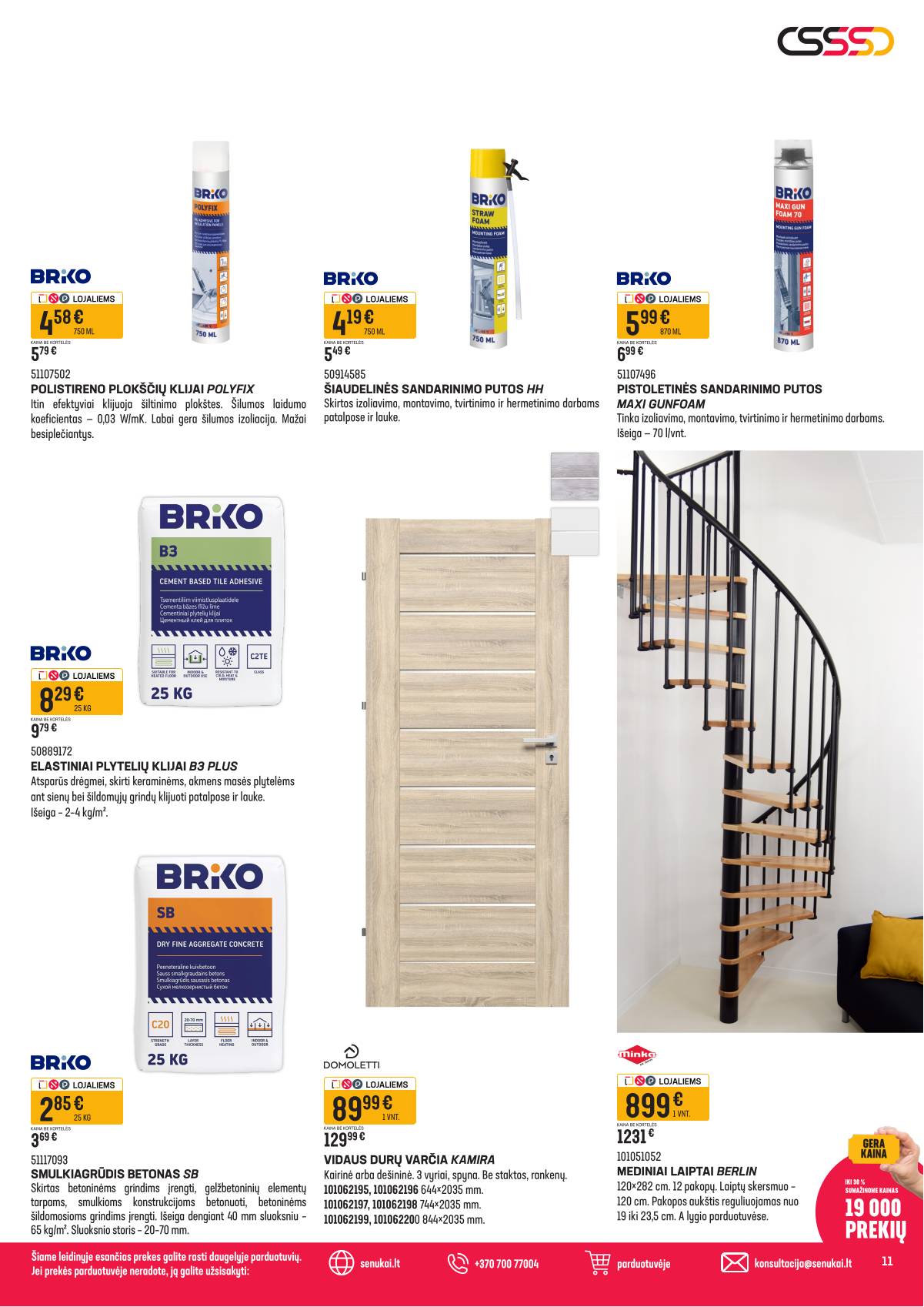 Senukai - Senukai akcijų Leidinys Nr. 4 | 2026-03-04 - 2026-03-30 11 puslapis