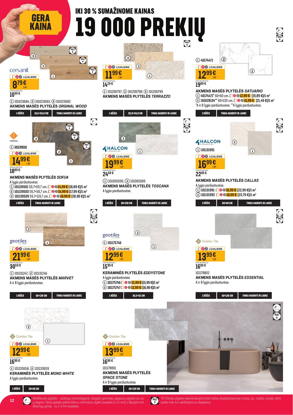 Senukai - Senukai akcijų Leidinys Nr. 4 | 2026-03-04 - 2026-03-30 12 puslapis