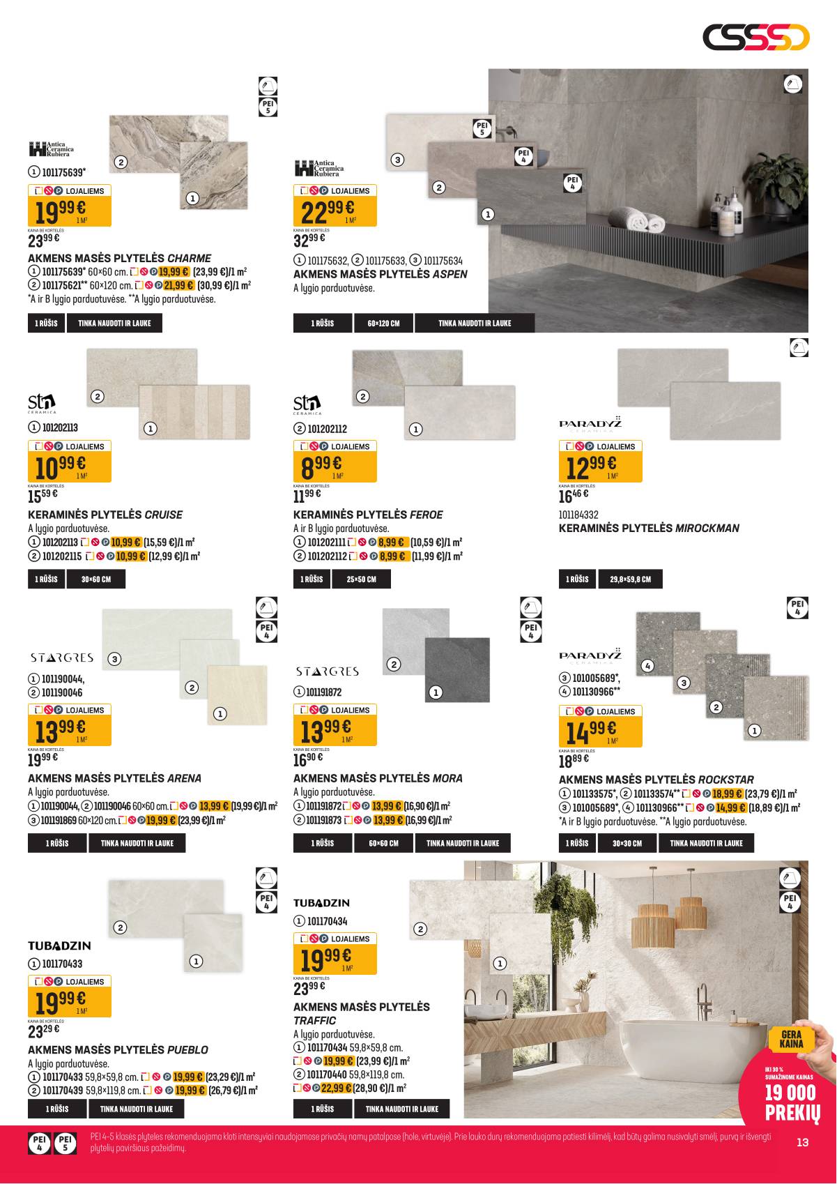 Senukai - Senukai akcijų Leidinys Nr. 4 | 2026-03-04 - 2026-03-30 13 puslapis