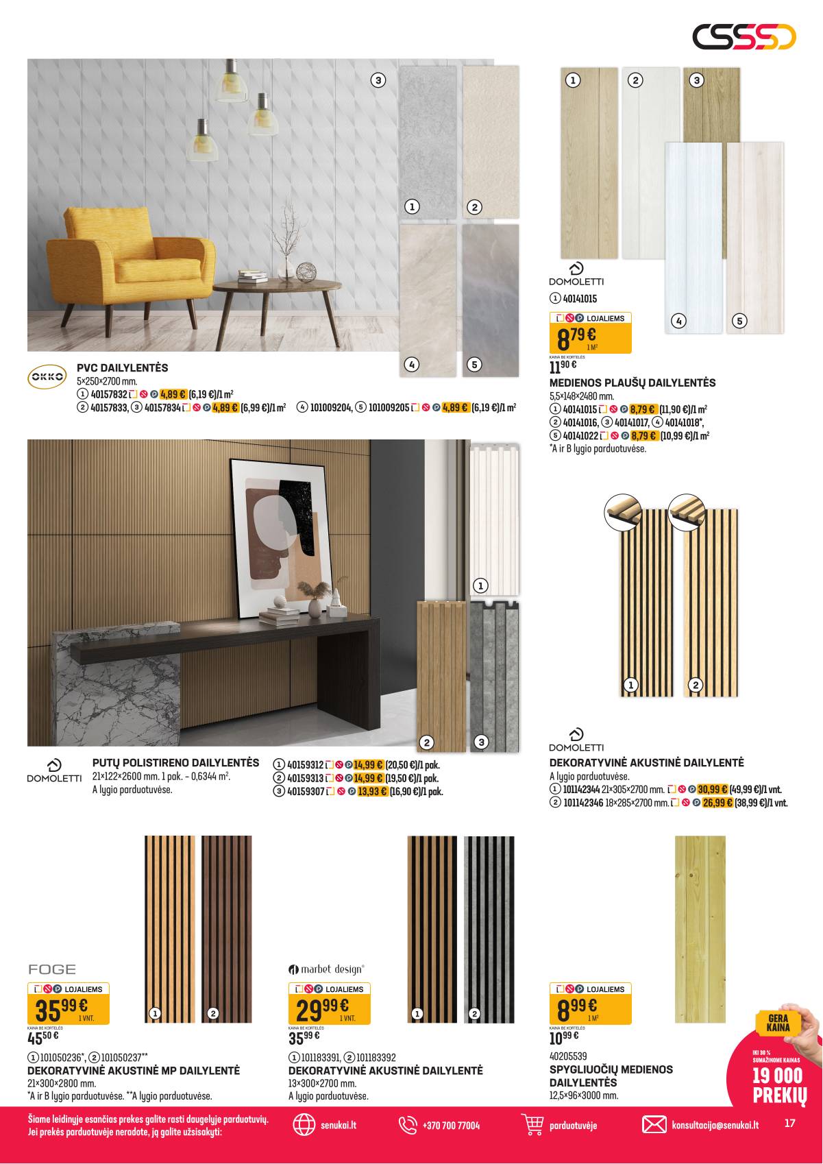 Senukai - Senukai akcijų Leidinys Nr. 4 | 2026-03-04 - 2026-03-30 17 puslapis