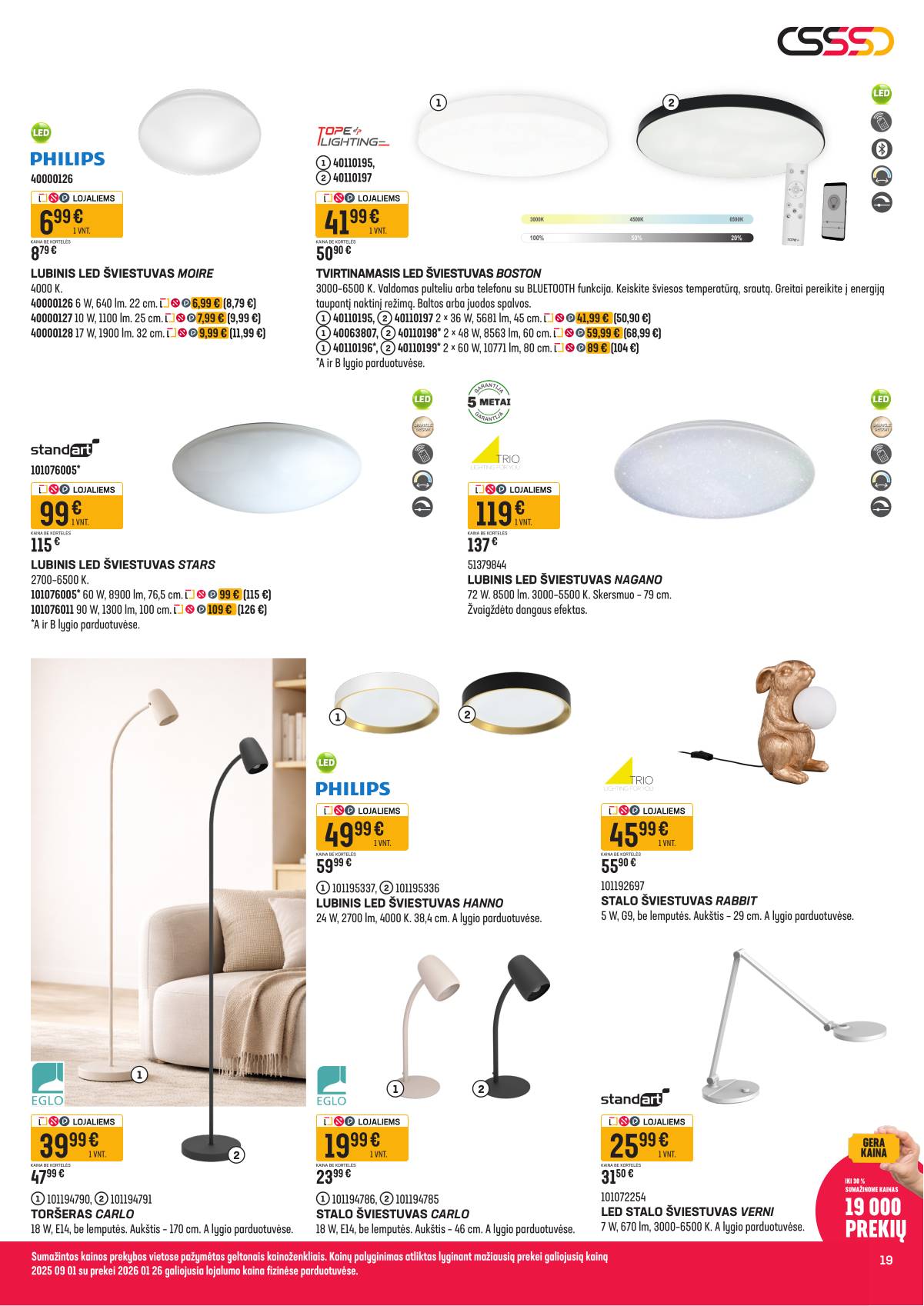 Senukai - Senukai akcijų Leidinys Nr. 4 | 2026-03-04 - 2026-03-30 19 puslapis