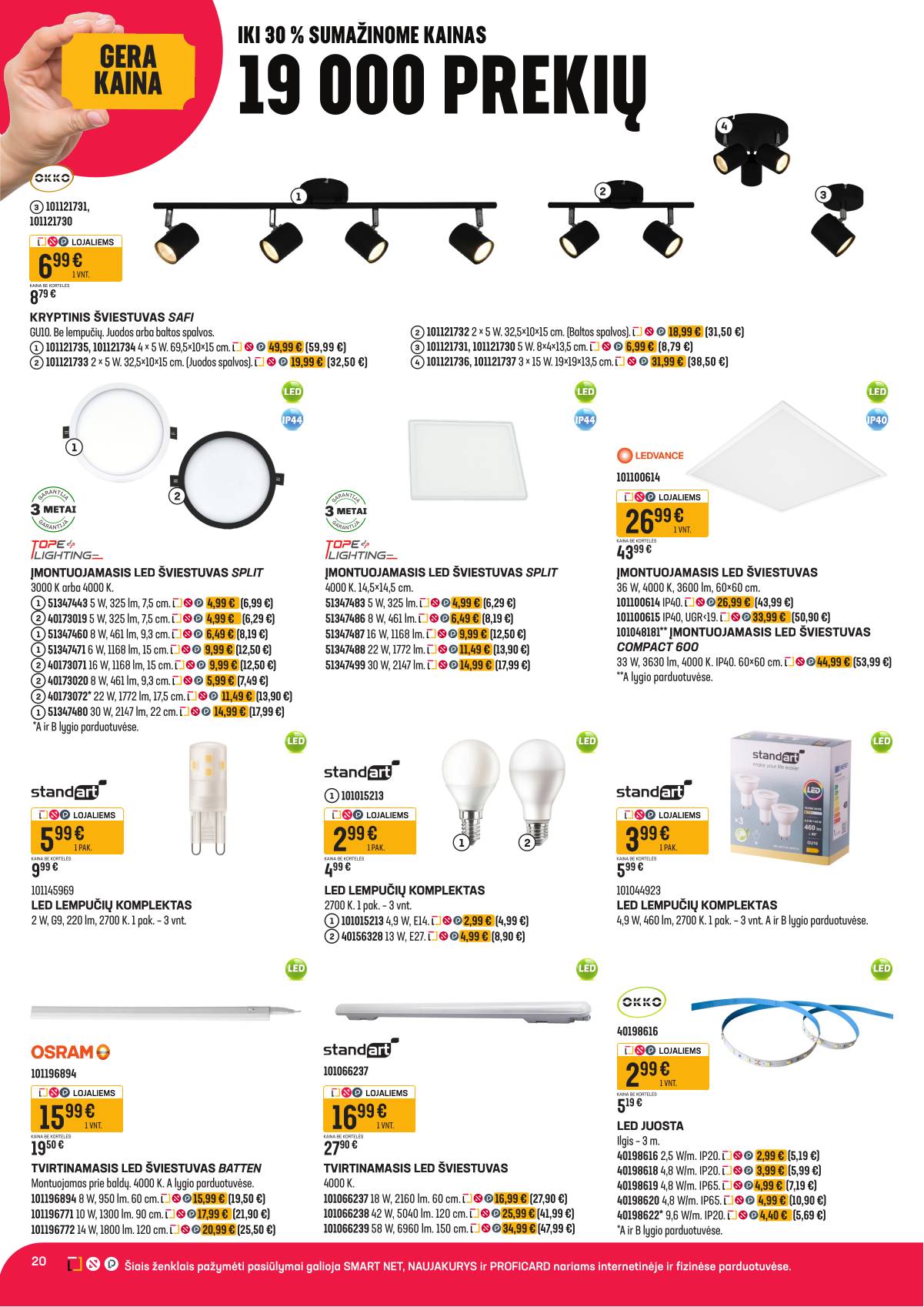 Senukai - Senukai akcijų Leidinys Nr. 4 | 2026-03-04 - 2026-03-30 20 puslapis