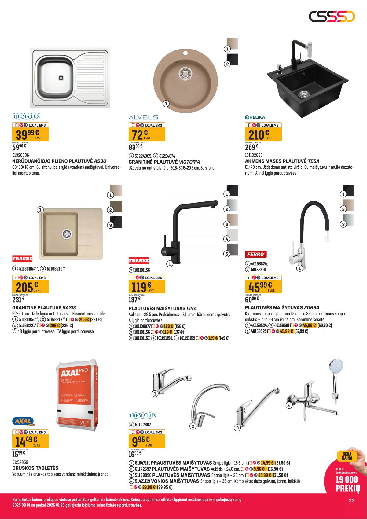 Senukai - Senukai akcijų Leidinys Nr. 4 | 2026-03-04 - 2026-03-30 23 puslapis