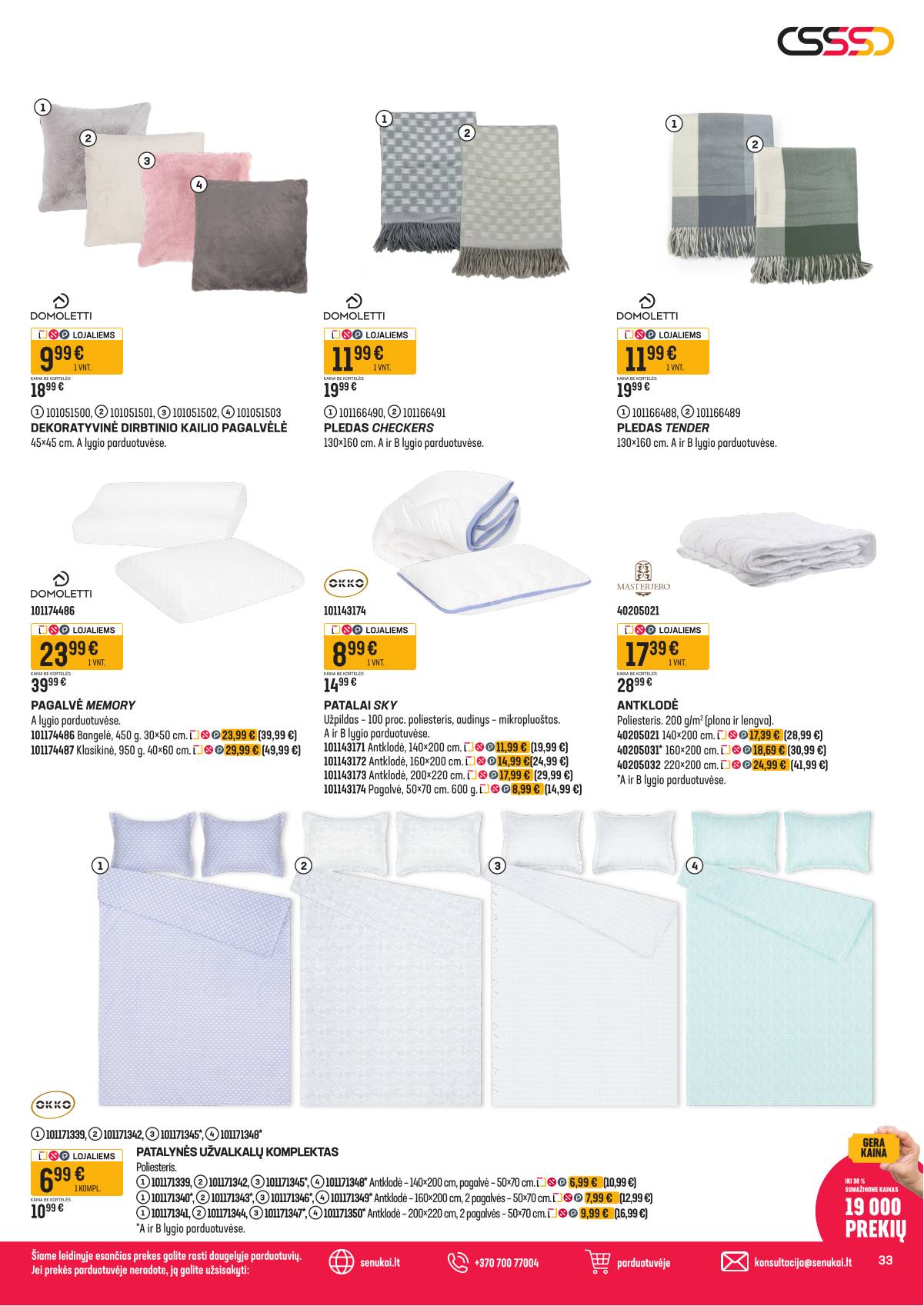 Senukai - Senukai akcijų Leidinys Nr. 4 | 2026-03-04 - 2026-03-30 33 puslapis