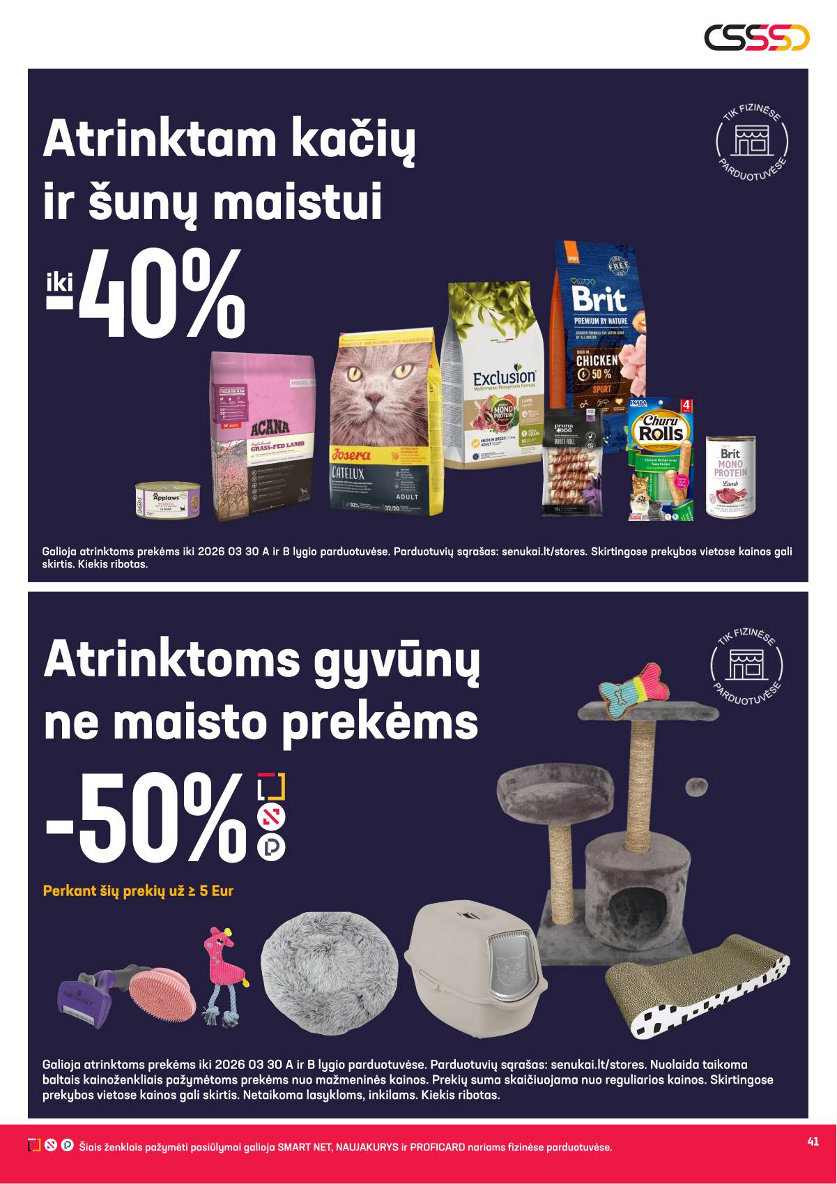 Senukai - Senukai akcijų Leidinys Nr. 4 | 2026-03-04 - 2026-03-30 41 puslapis