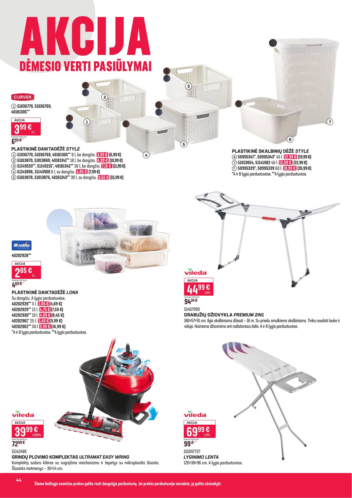 Senukai - Senukai akcijų Leidinys Nr. 4 | 2026-03-04 - 2026-03-30 44 puslapis