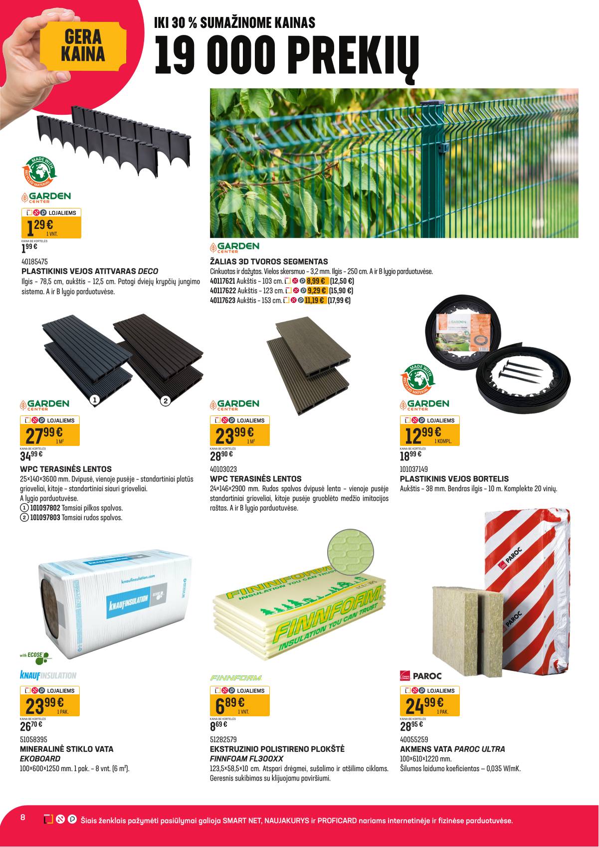 Senukai - Senukai akcijų Leidinys Nr. 4 | 2026-03-04 - 2026-03-30 8 puslapis