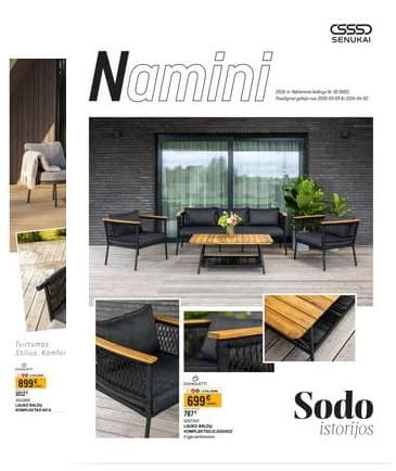 Senukai - Senukų akcijų leidinys "Namini" | 2026-03-09 - 2026-04-02 2026-03-09 – 2026-04-02