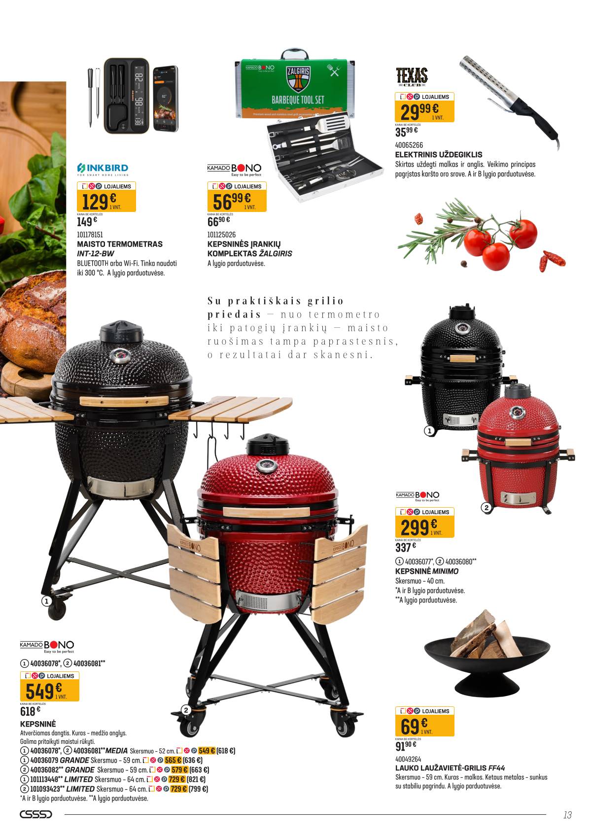 Senukai - Senukų akcijų leidinys "Namini" | 2026-03-09 - 2026-04-02 13 puslapis