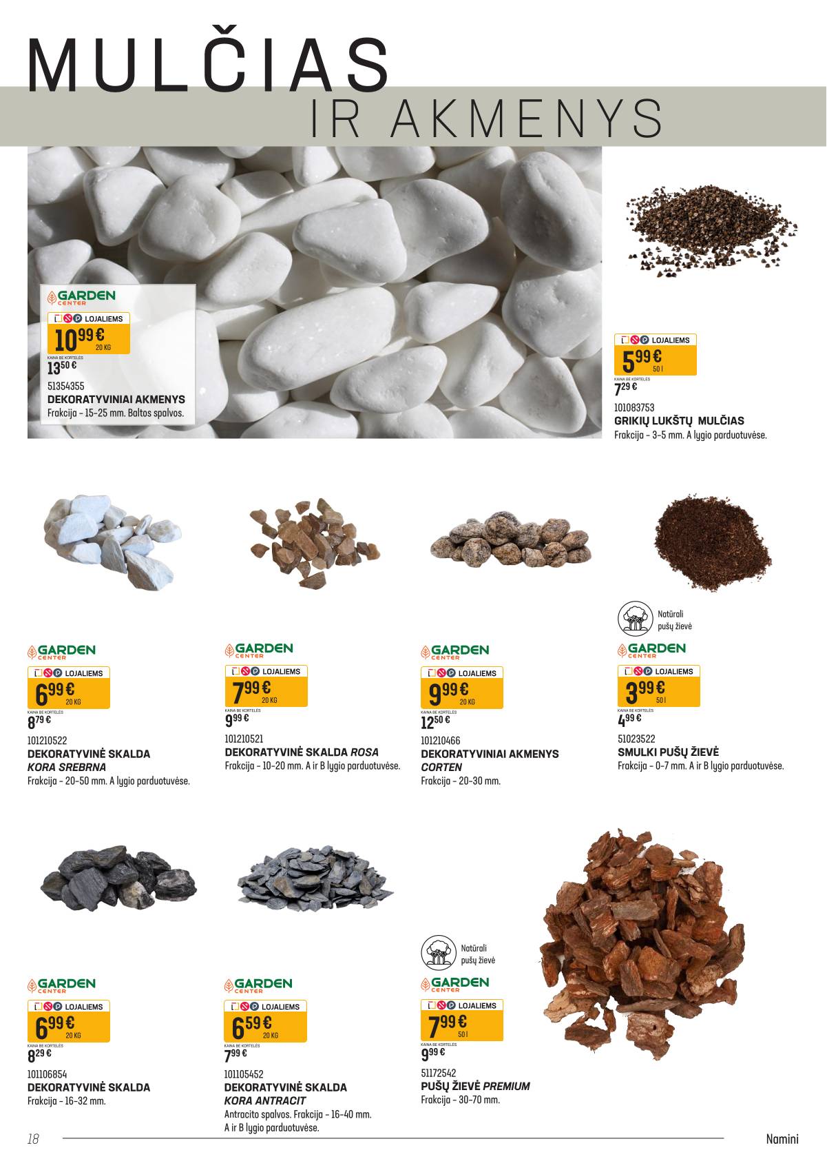 Senukai - Senukų akcijų leidinys "Namini" | 2026-03-09 - 2026-04-02 18 puslapis