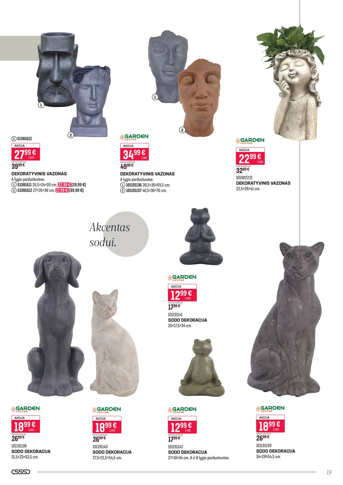 Senukai - Senukų akcijų leidinys "Namini" | 2026-03-09 - 2026-04-02 19 puslapis