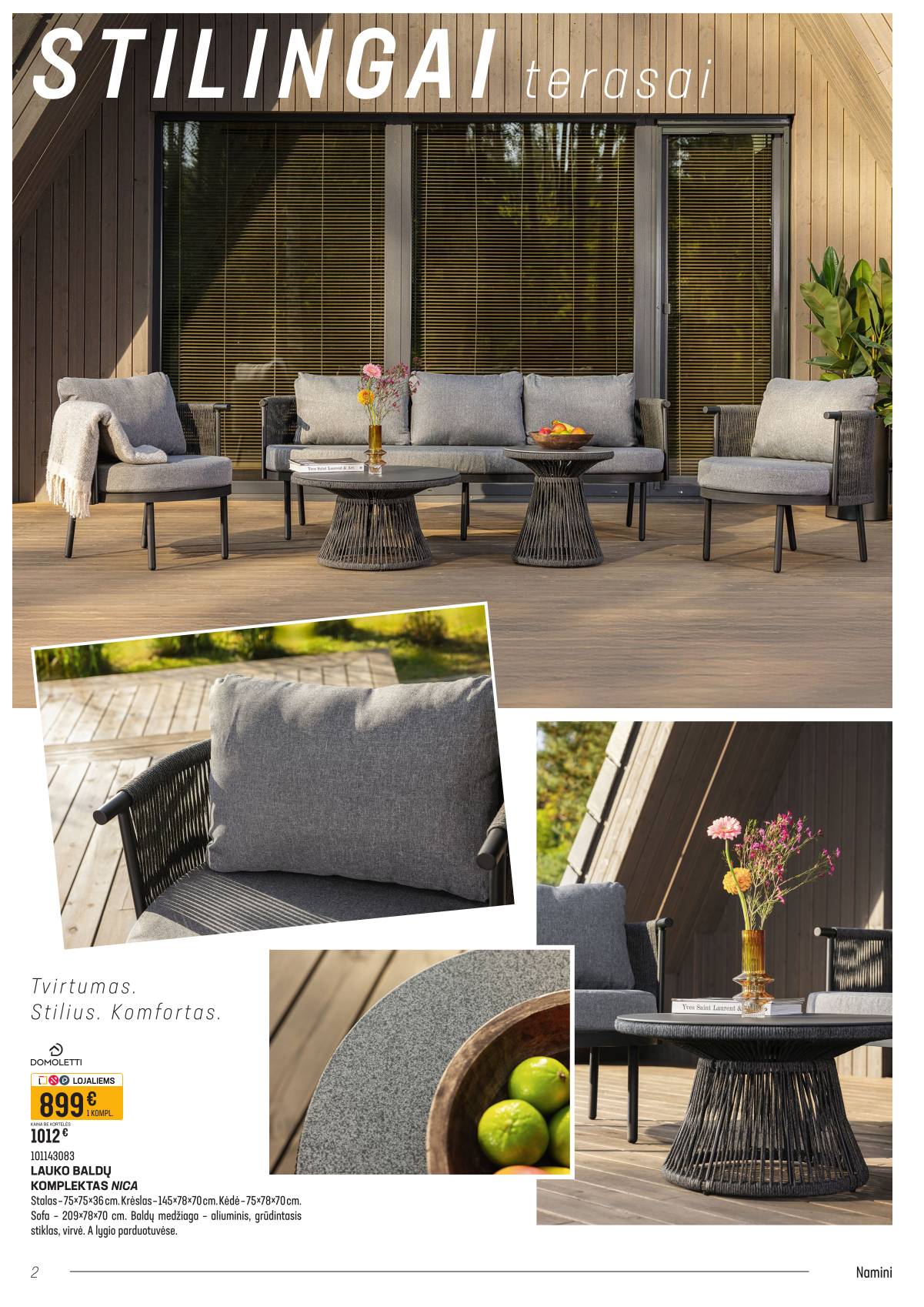 Senukai - Senukų akcijų leidinys "Namini" | 2026-03-09 - 2026-04-02 2 puslapis