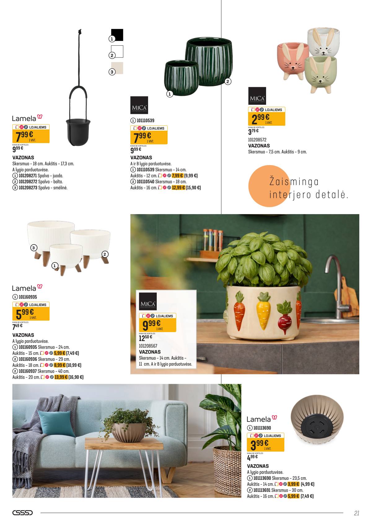 Senukai - Senukų akcijų leidinys "Namini" | 2026-03-09 - 2026-04-02 21 puslapis