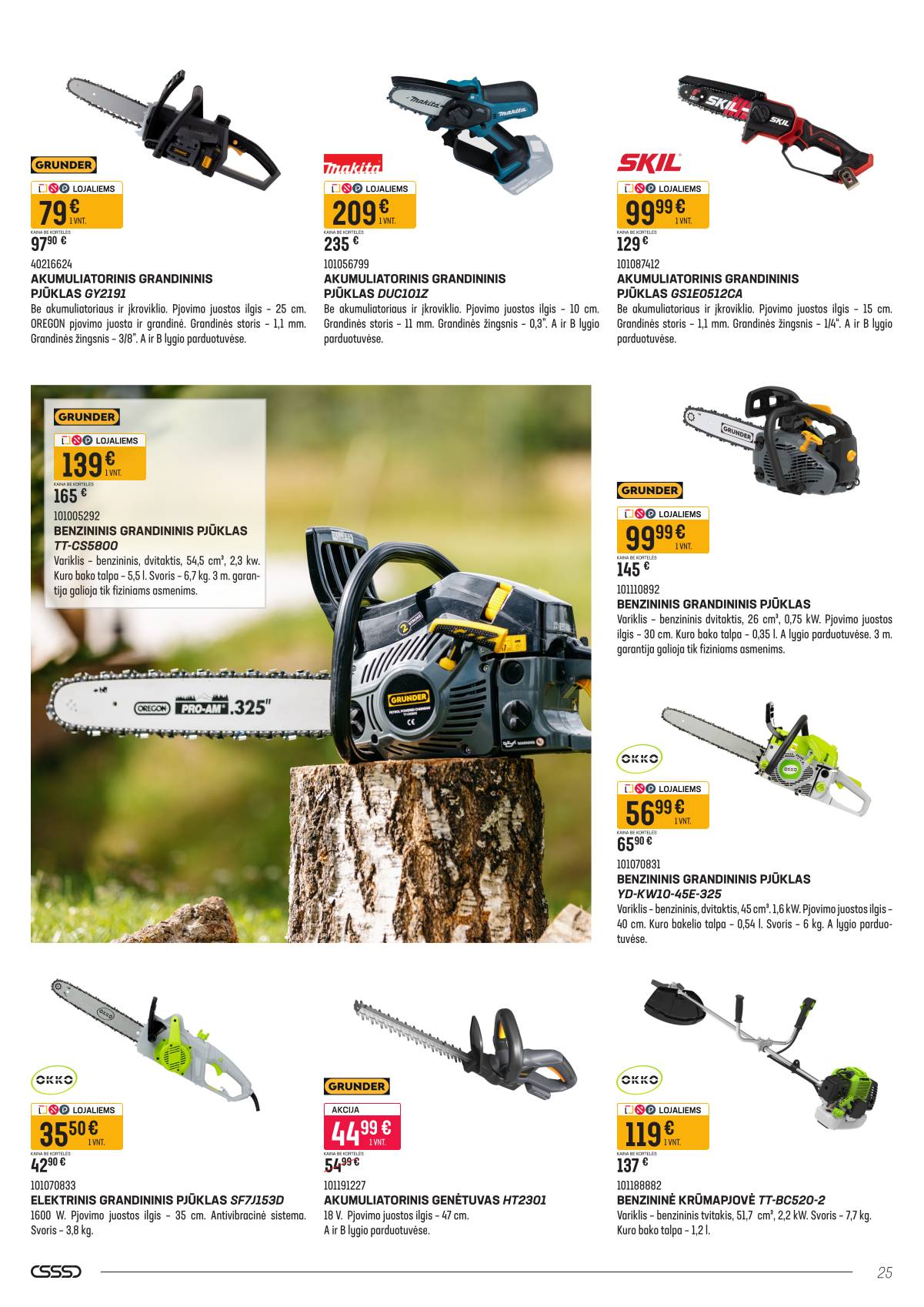 Senukai - Senukų akcijų leidinys "Namini" | 2026-03-09 - 2026-04-02 25 puslapis