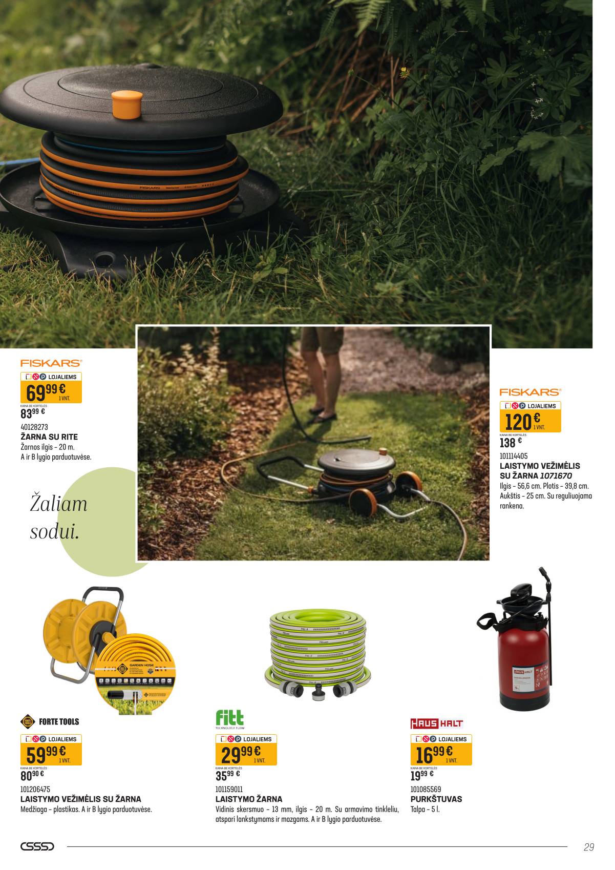 Senukai - Senukų akcijų leidinys "Namini" | 2026-03-09 - 2026-04-02 29 puslapis