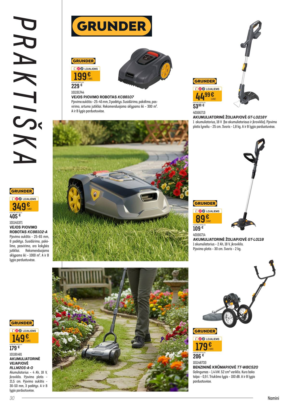 Senukai - Senukų akcijų leidinys "Namini" | 2026-03-09 - 2026-04-02 30 puslapis