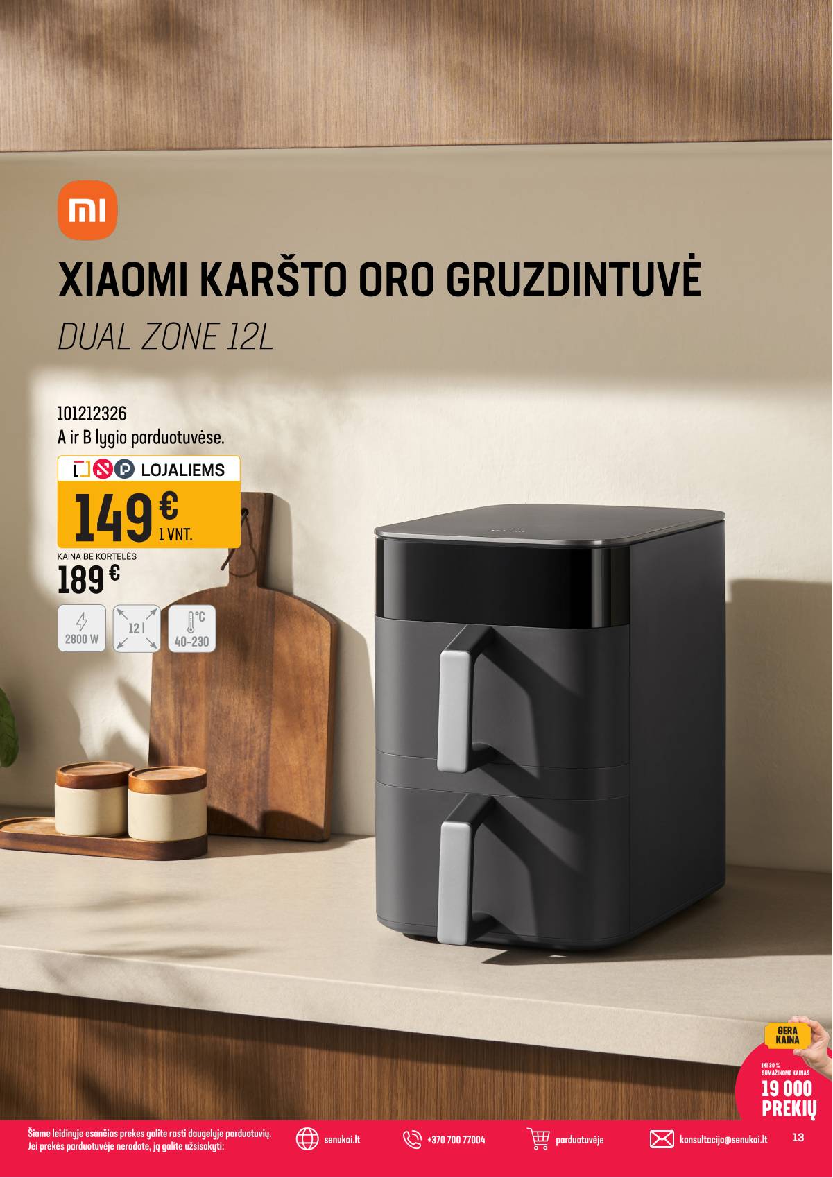 Senukai - Senukai akcijų leidinys Nr. 6 | 2026-03-12 - 2026-04-06 13 puslapis