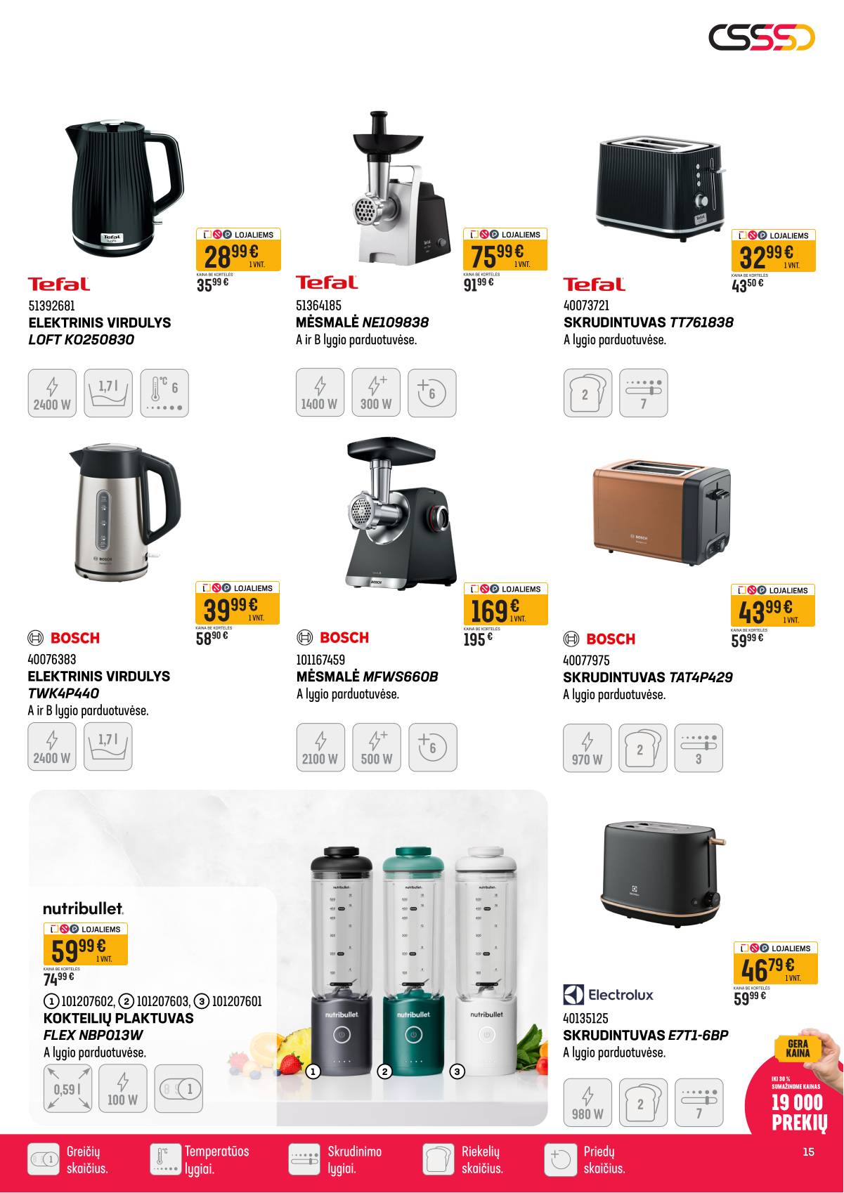 Senukai - Senukai akcijų leidinys Nr. 6 | 2026-03-12 - 2026-04-06 15 puslapis