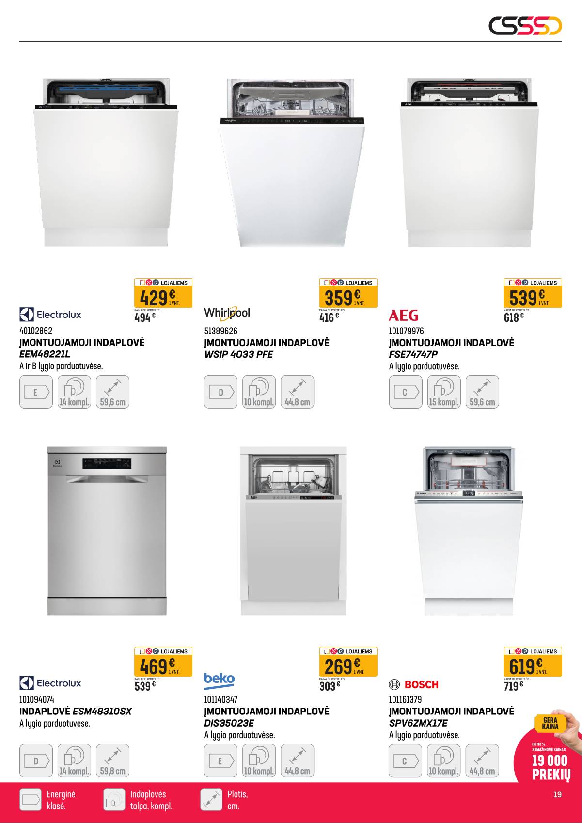 Senukai - Senukai akcijų leidinys Nr. 6 | 2026-03-12 - 2026-04-06 19 puslapis