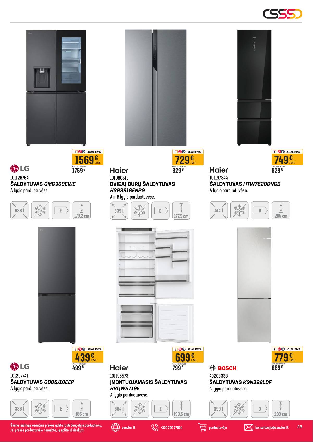 Senukai - Senukai akcijų leidinys Nr. 6 | 2026-03-12 - 2026-04-06 23 puslapis