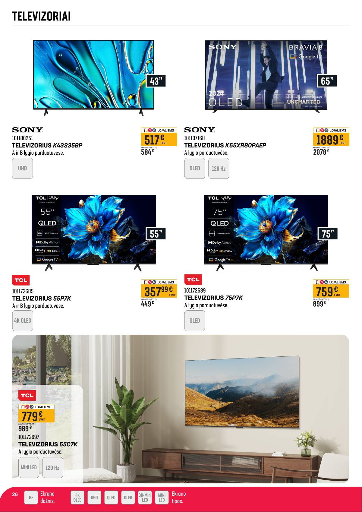 Senukai - Senukai akcijų leidinys Nr. 6 | 2026-03-12 - 2026-04-06 26 puslapis