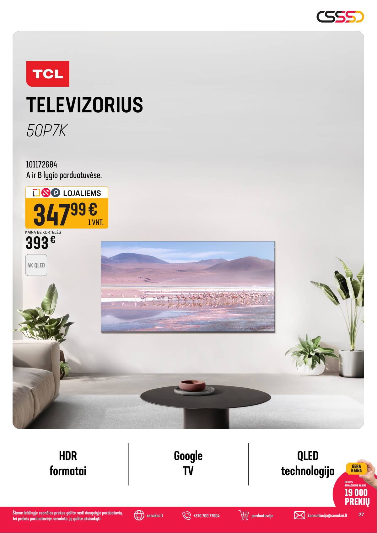 Senukai - Senukai akcijų leidinys Nr. 6 | 2026-03-12 - 2026-04-06 27 puslapis