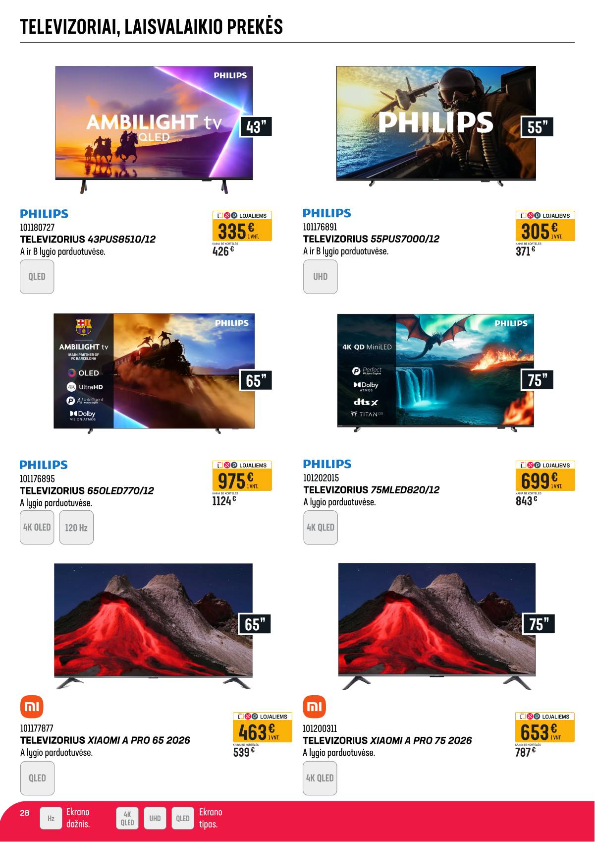 Senukai - Senukai akcijų leidinys Nr. 6 | 2026-03-12 - 2026-04-06 28 puslapis