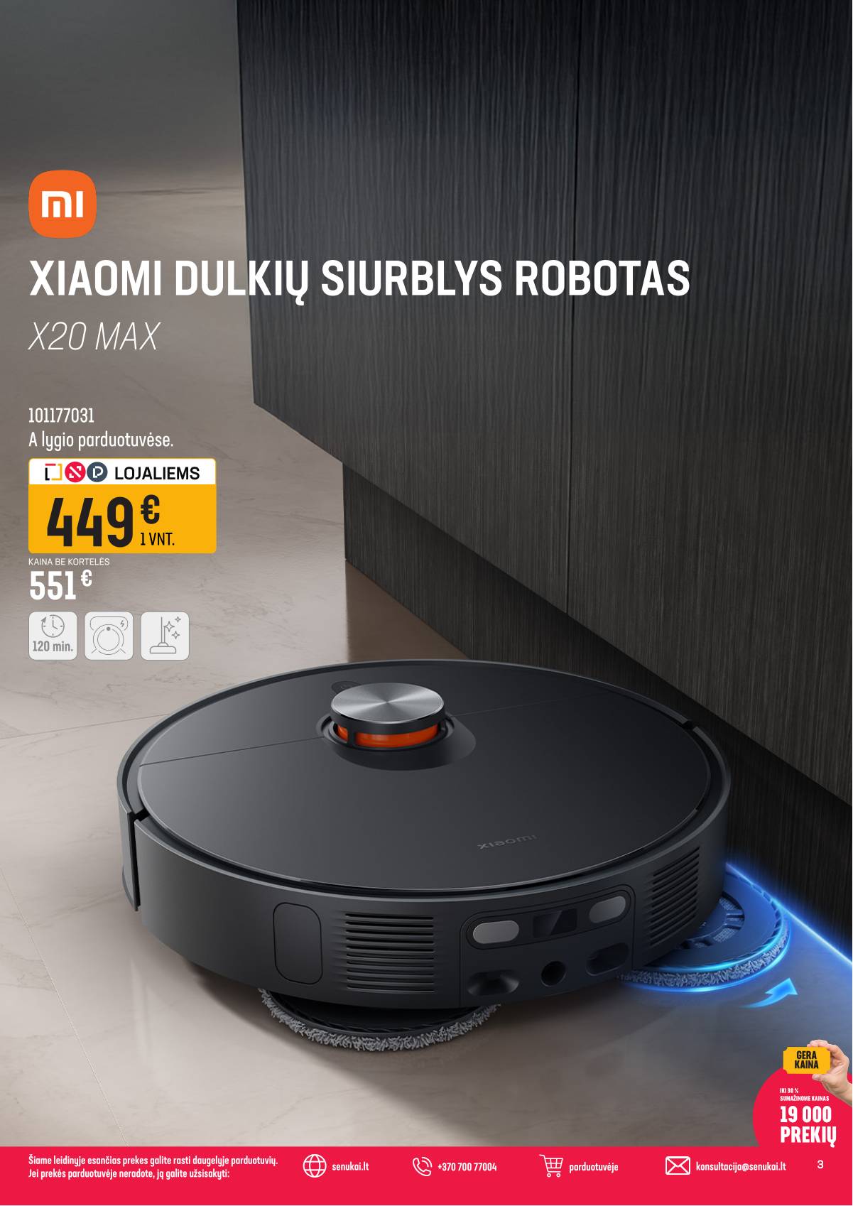 Senukai - Senukai akcijų leidinys Nr. 6 | 2026-03-12 - 2026-04-06 3 puslapis