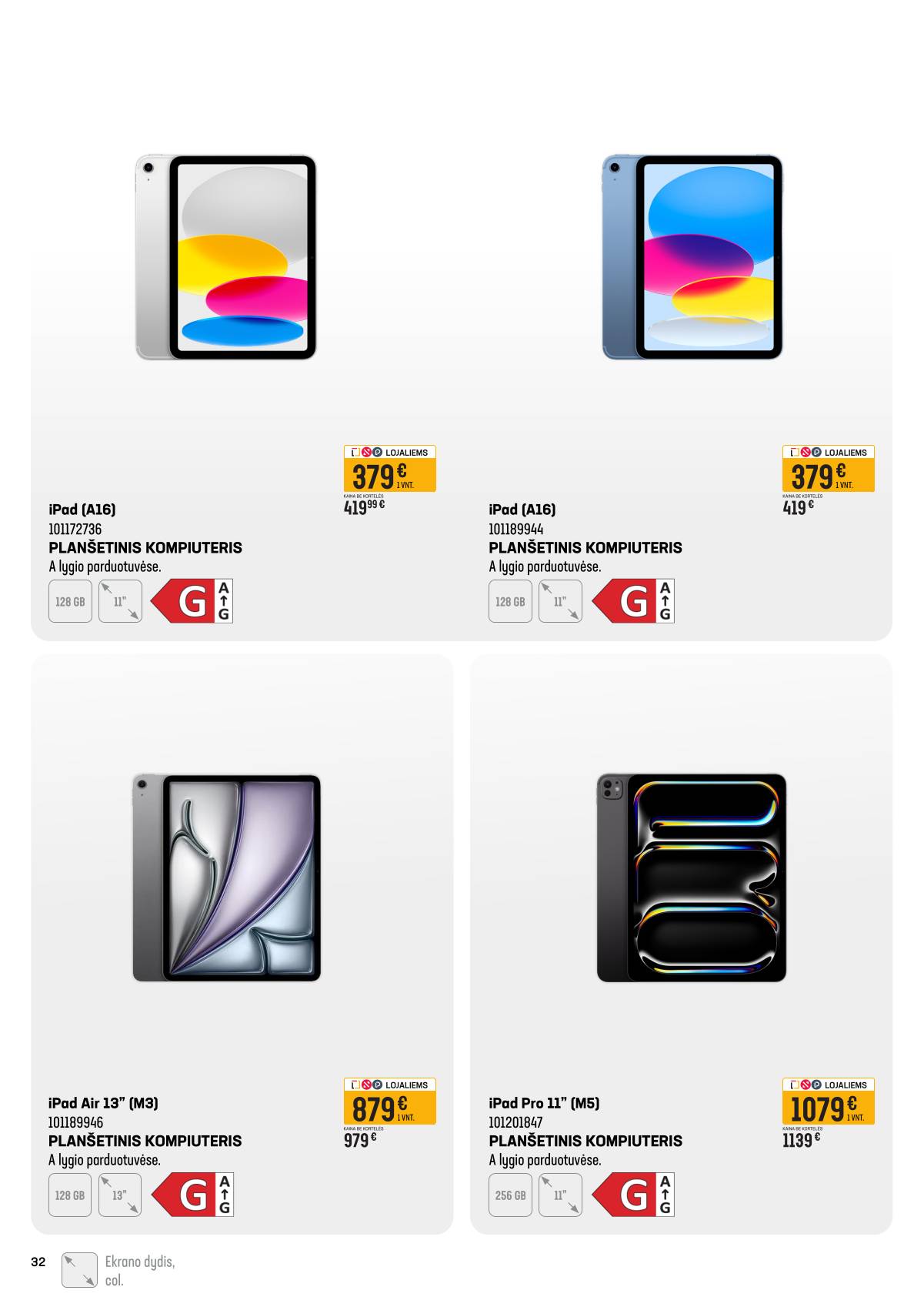 Senukai - Senukai akcijų leidinys Nr. 6 | 2026-03-12 - 2026-04-06 32 puslapis