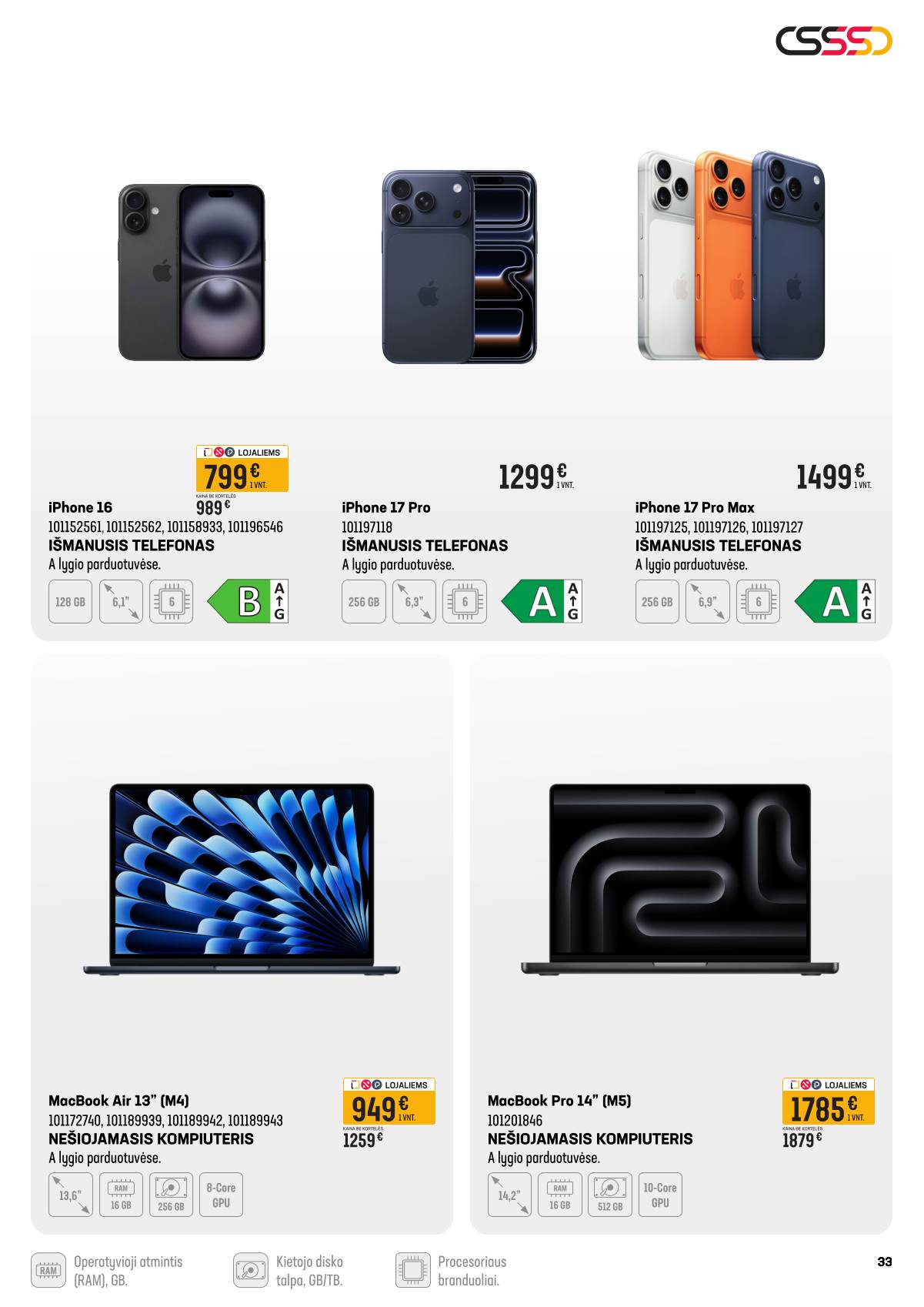 Senukai - Senukai akcijų leidinys Nr. 6 | 2026-03-12 - 2026-04-06 33 puslapis