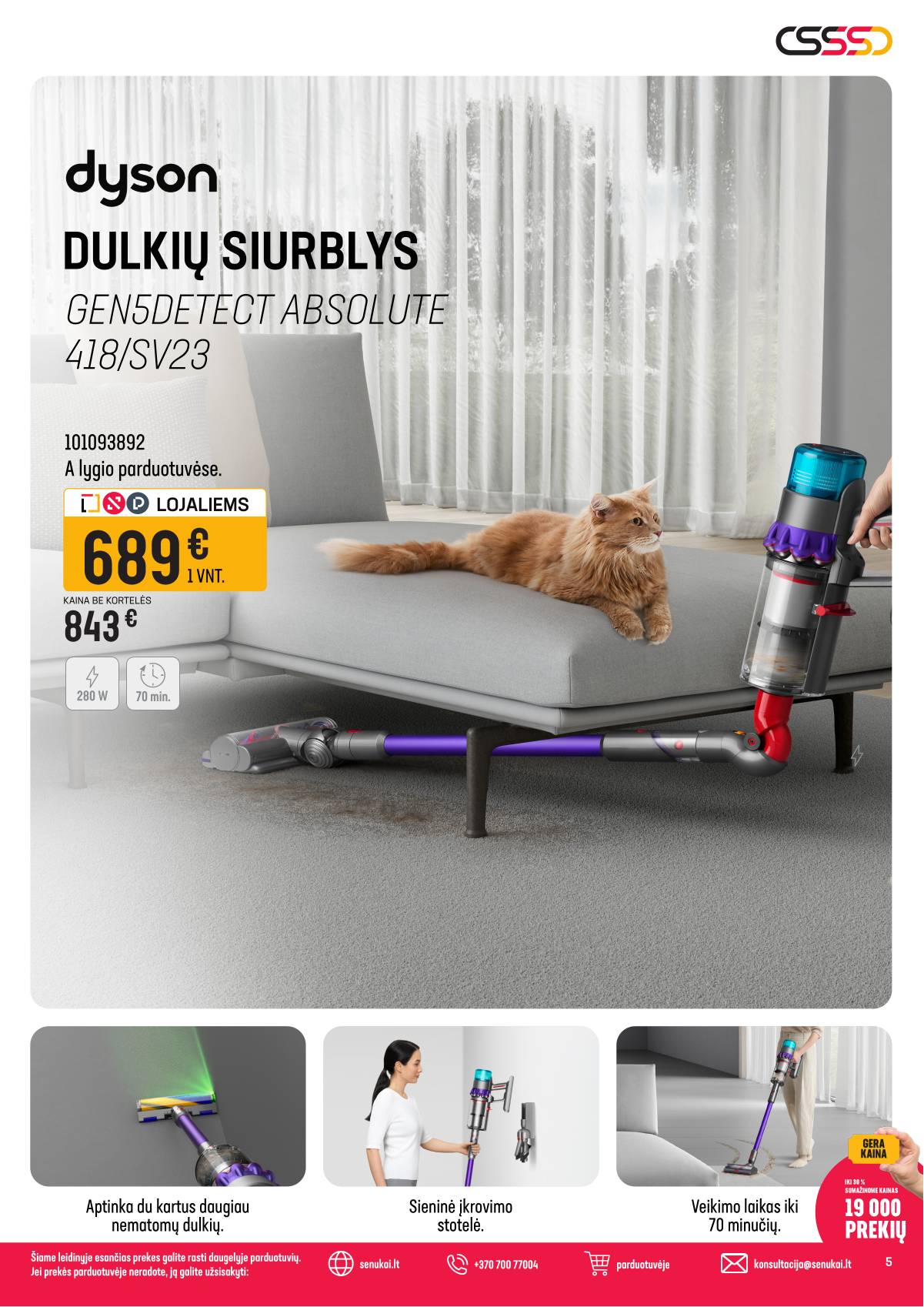 Senukai - Senukai akcijų leidinys Nr. 6 | 2026-03-12 - 2026-04-06 5 puslapis