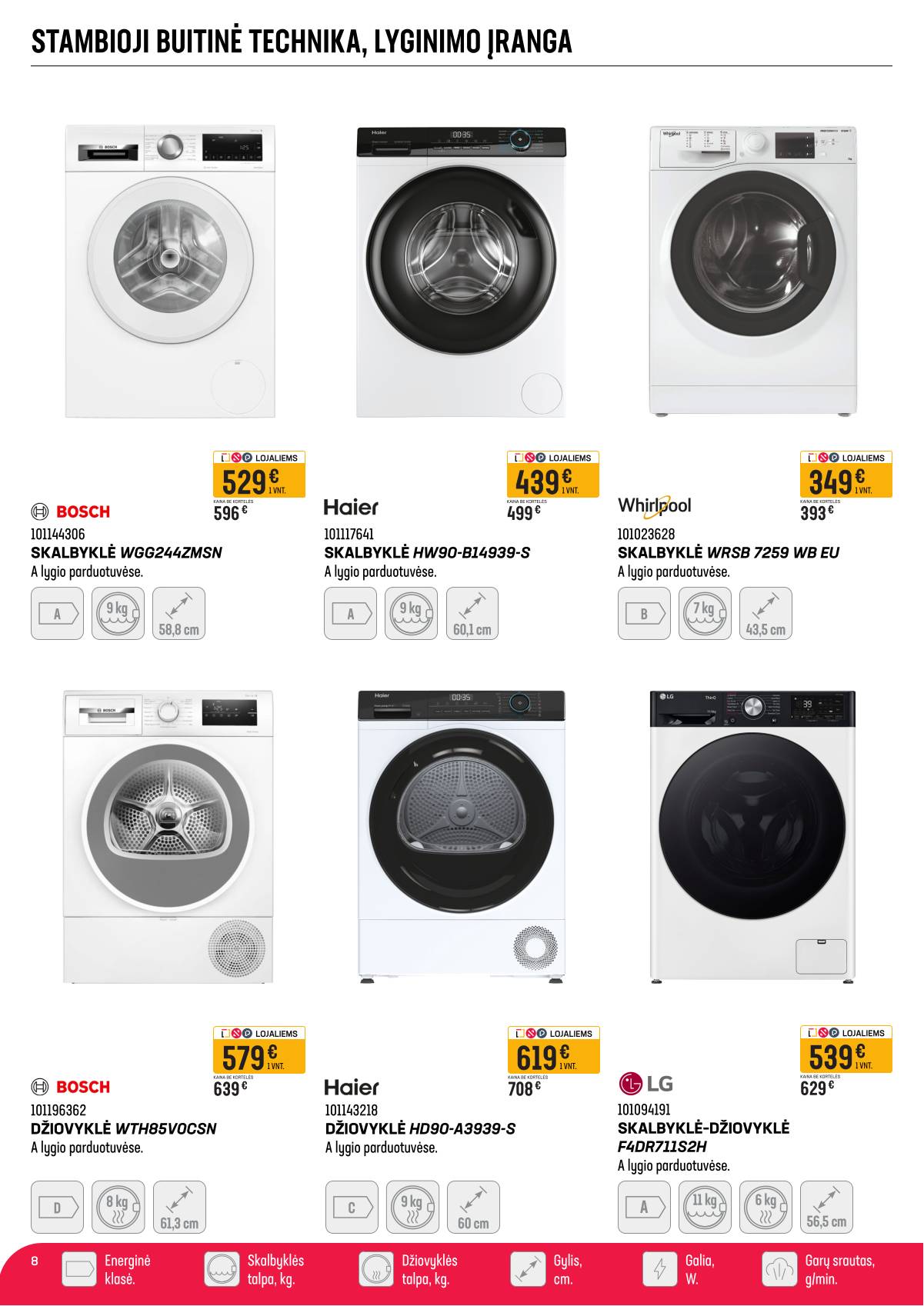 Senukai - Senukai akcijų leidinys Nr. 6 | 2026-03-12 - 2026-04-06 8 puslapis