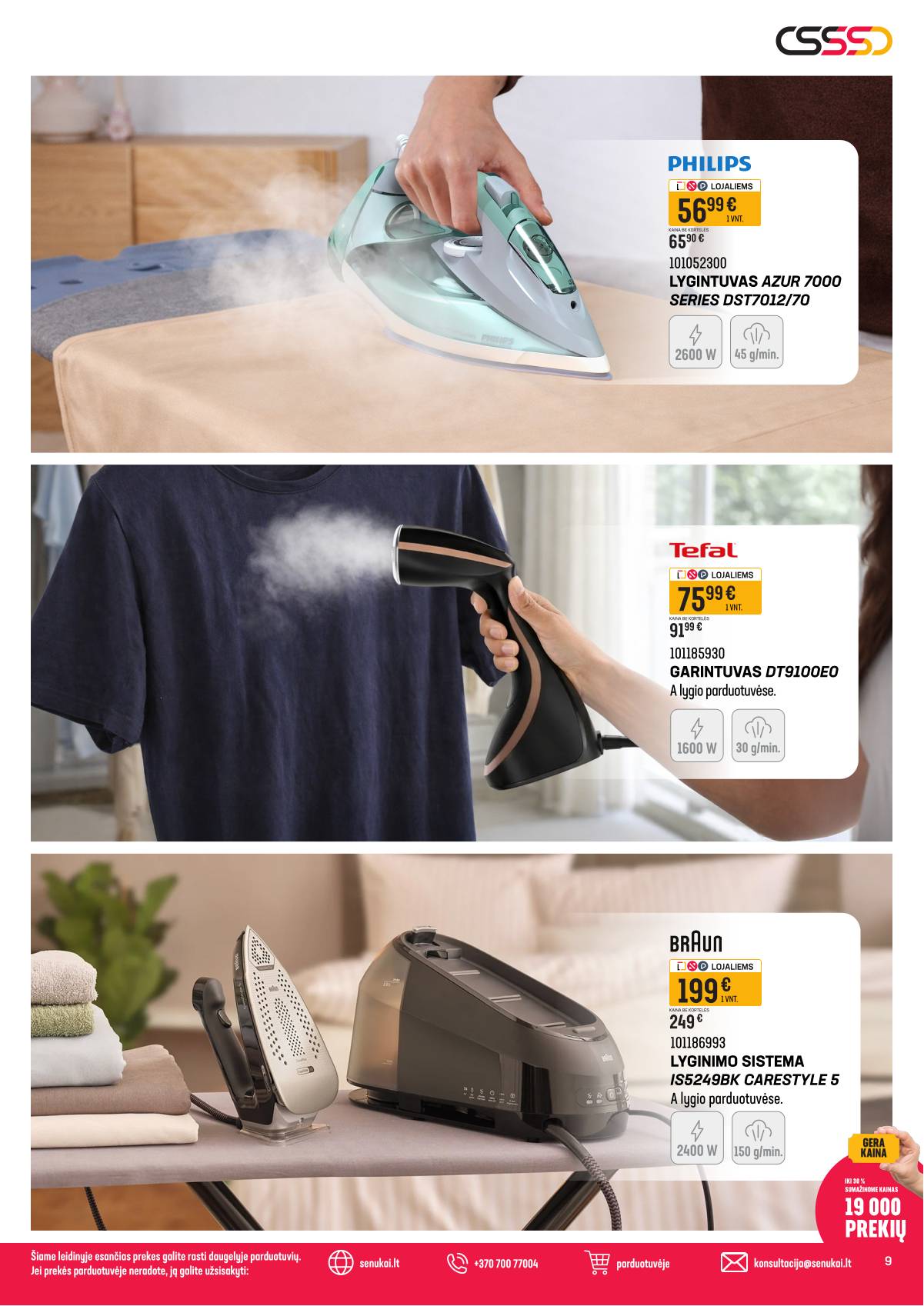 Senukai - Senukai akcijų leidinys Nr. 6 | 2026-03-12 - 2026-04-06 9 puslapis