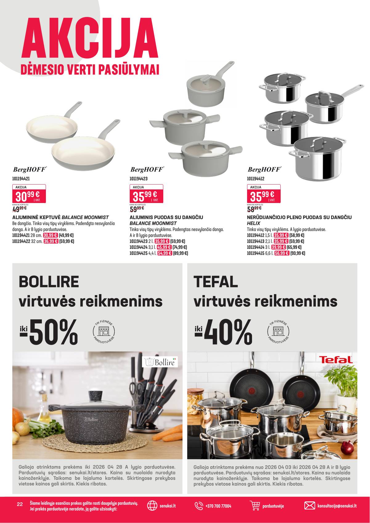 Senukai - Senukai akcijų leidinys nr. 7 | 2026-03-31 - 2026-04-13 22 puslapis