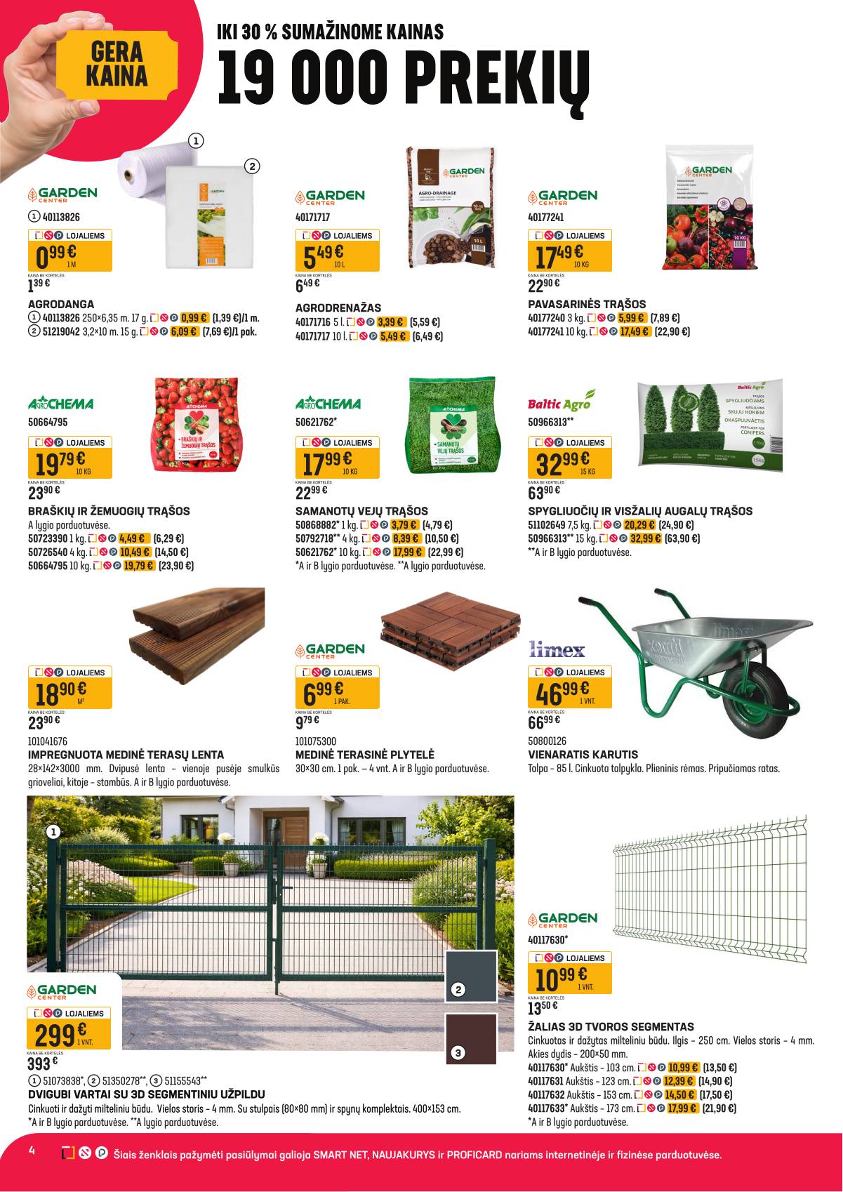 Senukai - Senukai akcijų leidinys nr. 7 | 2026-03-31 - 2026-04-13 4 puslapis