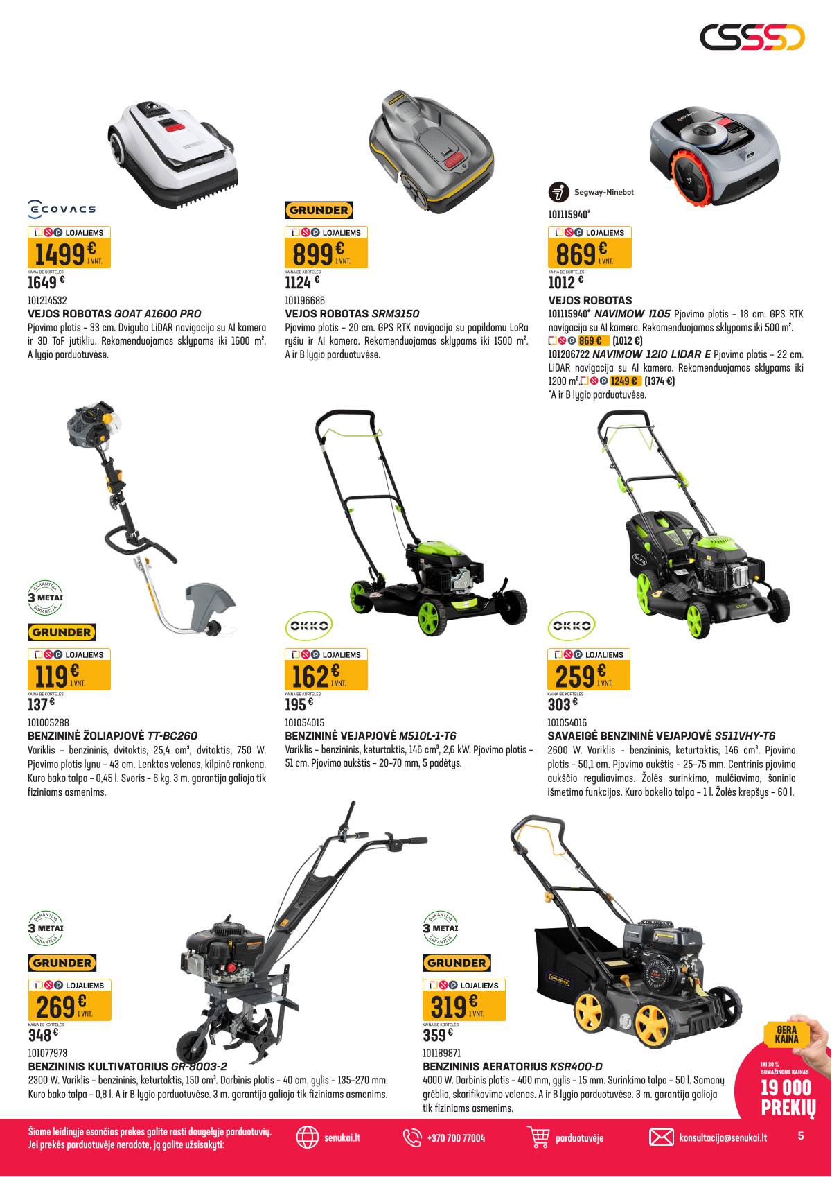 Senukai - Senukai akcijų leidinys nr. 7 | 2026-03-31 - 2026-04-13 5 puslapis