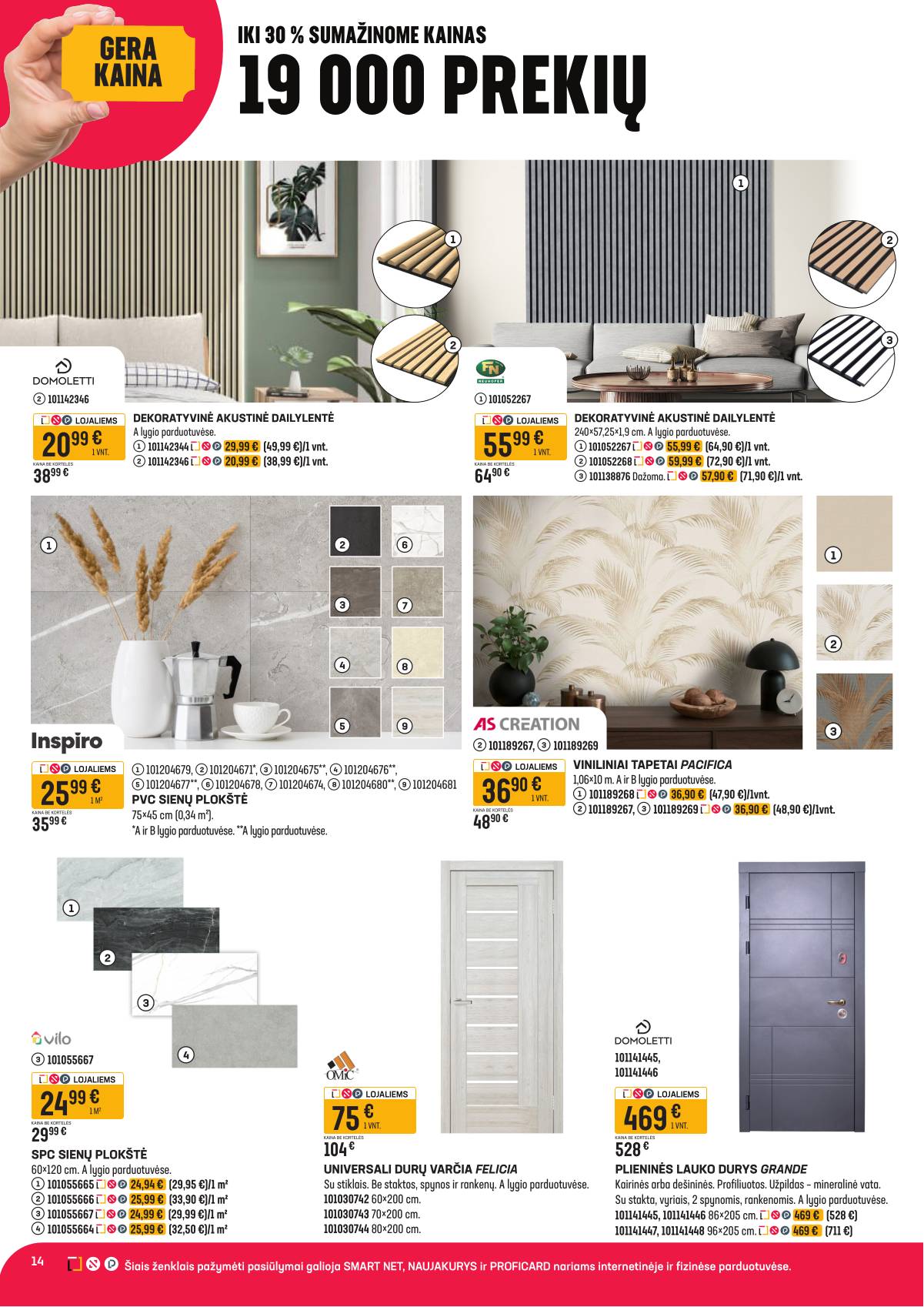 Senukai - Senukai akcijų leidinys nr. 7 | 2026-03-31 - 2026-04-13 14 puslapis