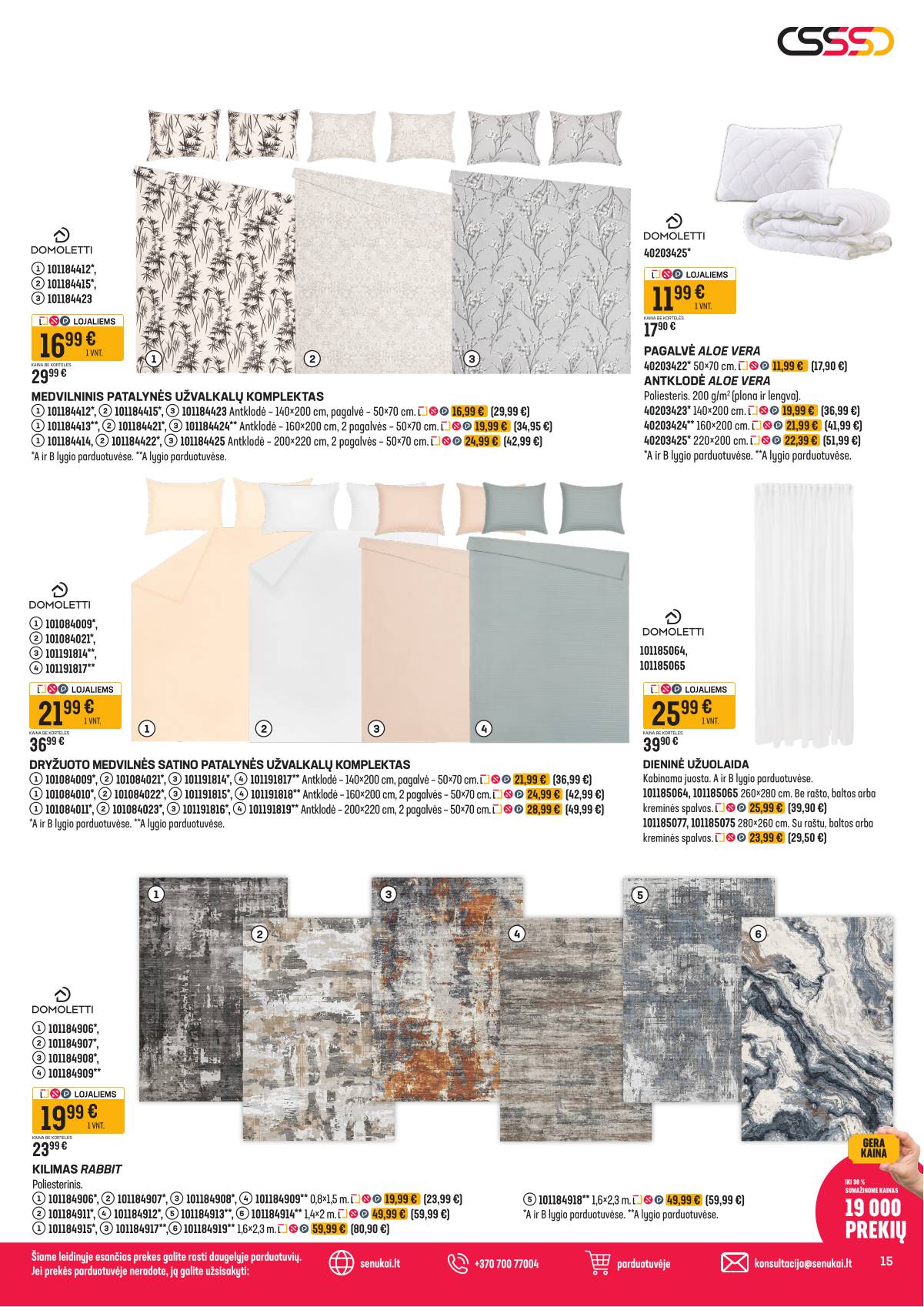 Senukai - Senukai akcijų leidinys nr. 7 | 2026-03-31 - 2026-04-13 15 puslapis