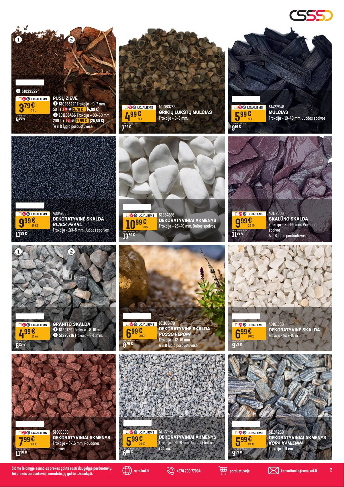 Senukai - Senukai akcijų leidinys nr. 7 | 2026-03-31 - 2026-04-13 3 puslapis